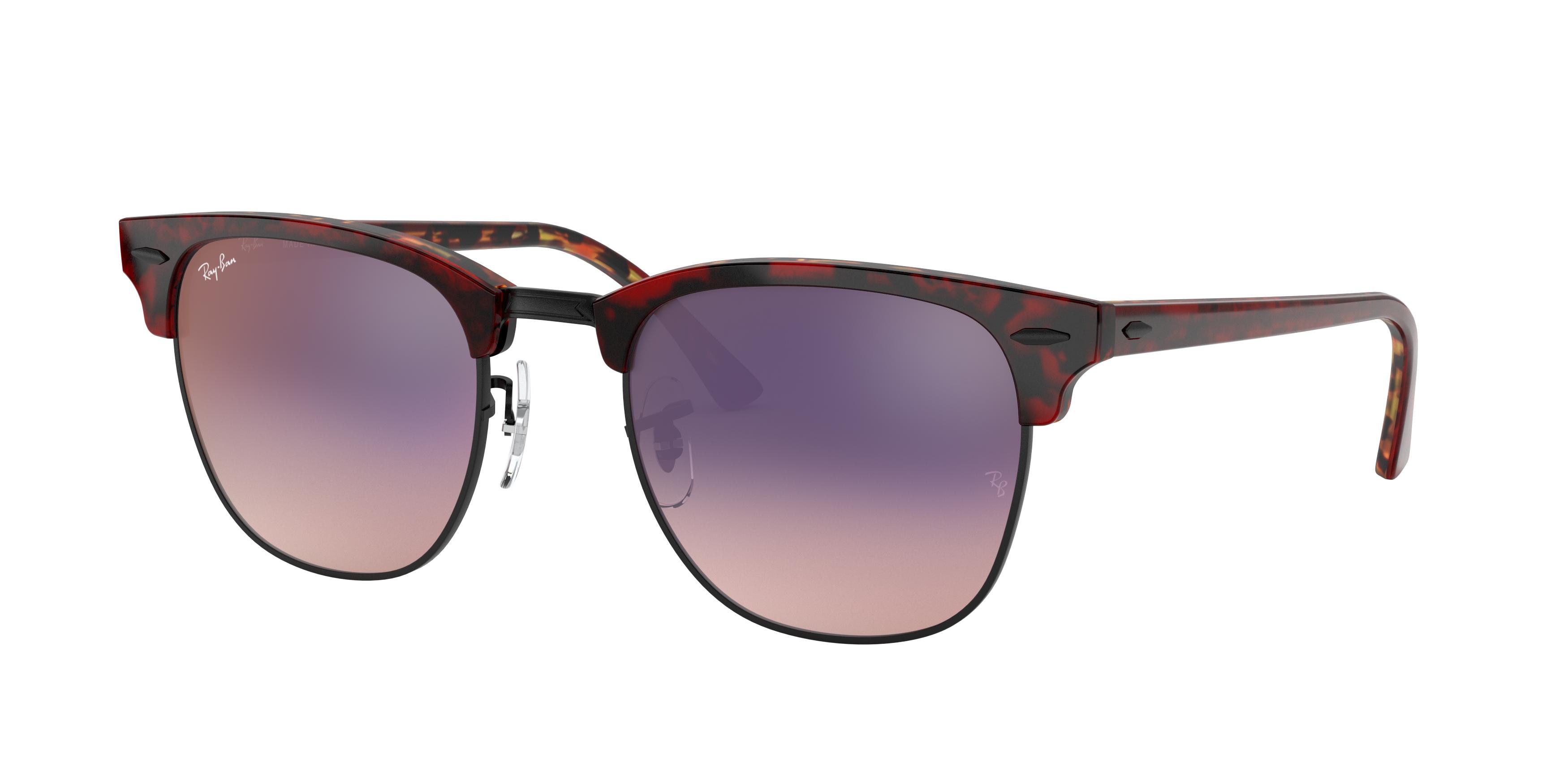 Clubmaster red havana sales