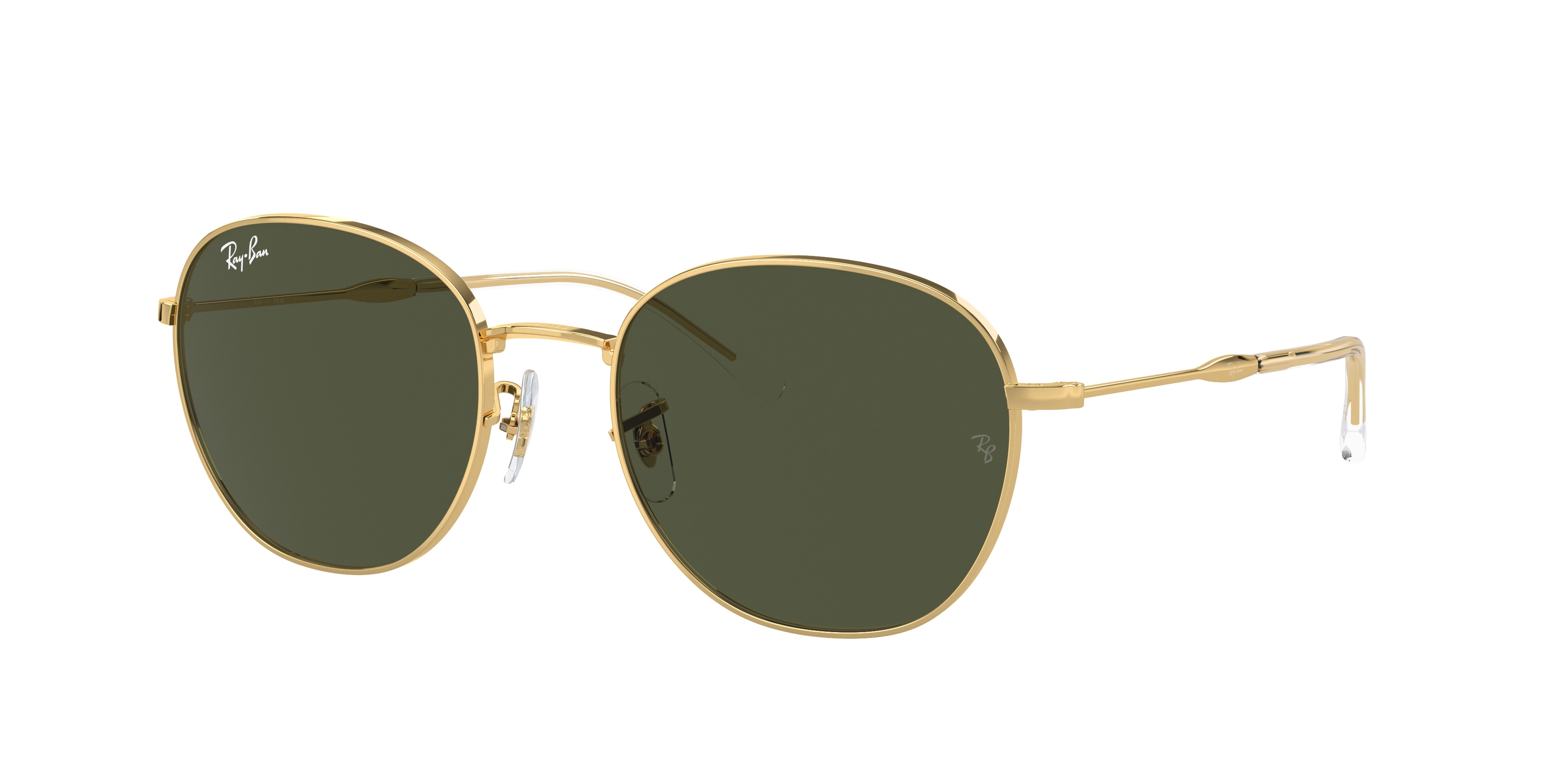 Ray ban round metal gold 2025