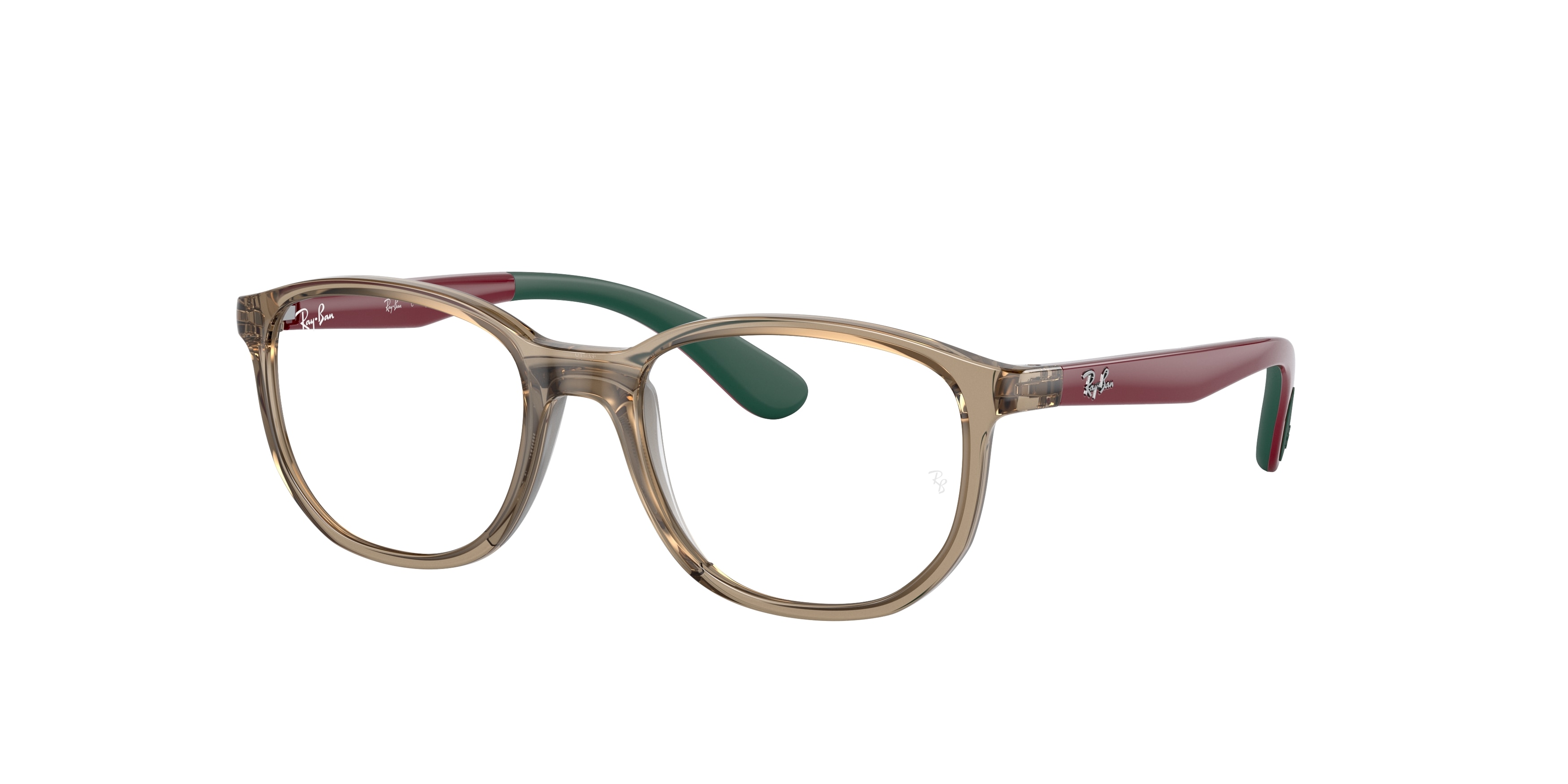 rayban_0ry1619_3920_transparent_brown_on_green_ref