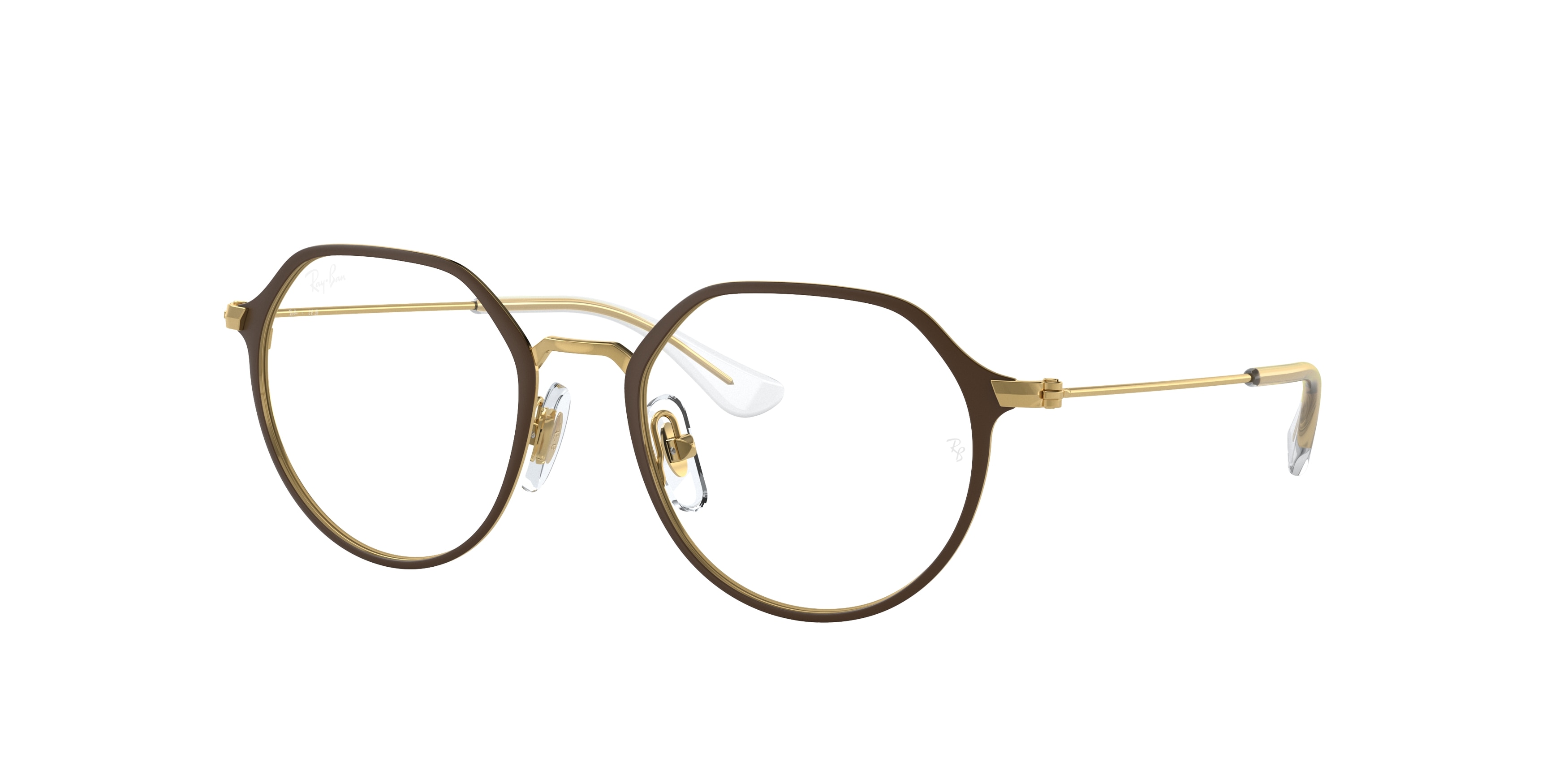 rayban_junior_0ry1058f_4078_brown_on_gold_ref rayban_junior_0ry1058f_4078_brown_on_gold_ref