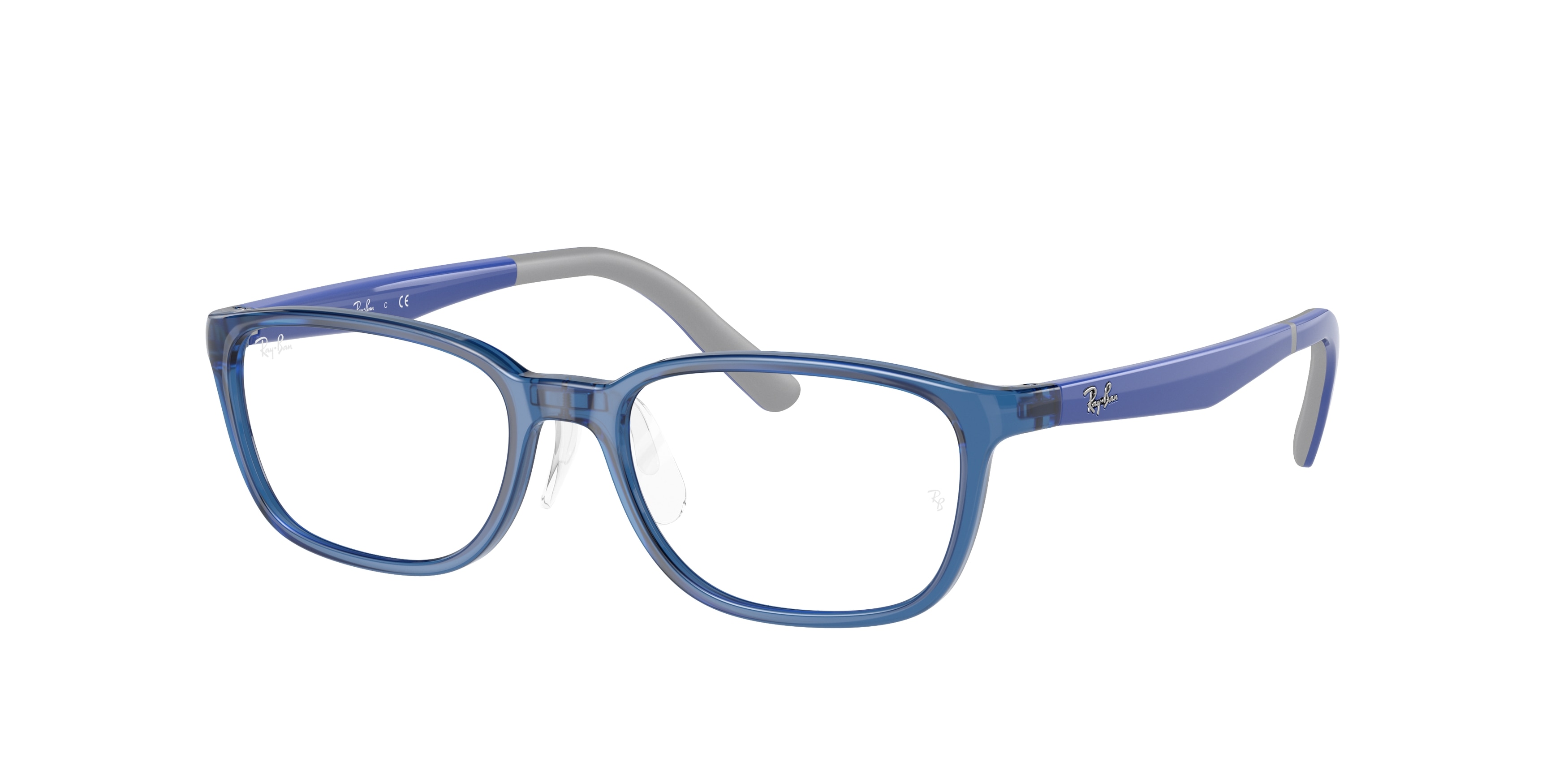 Ray ban transparent blue sales