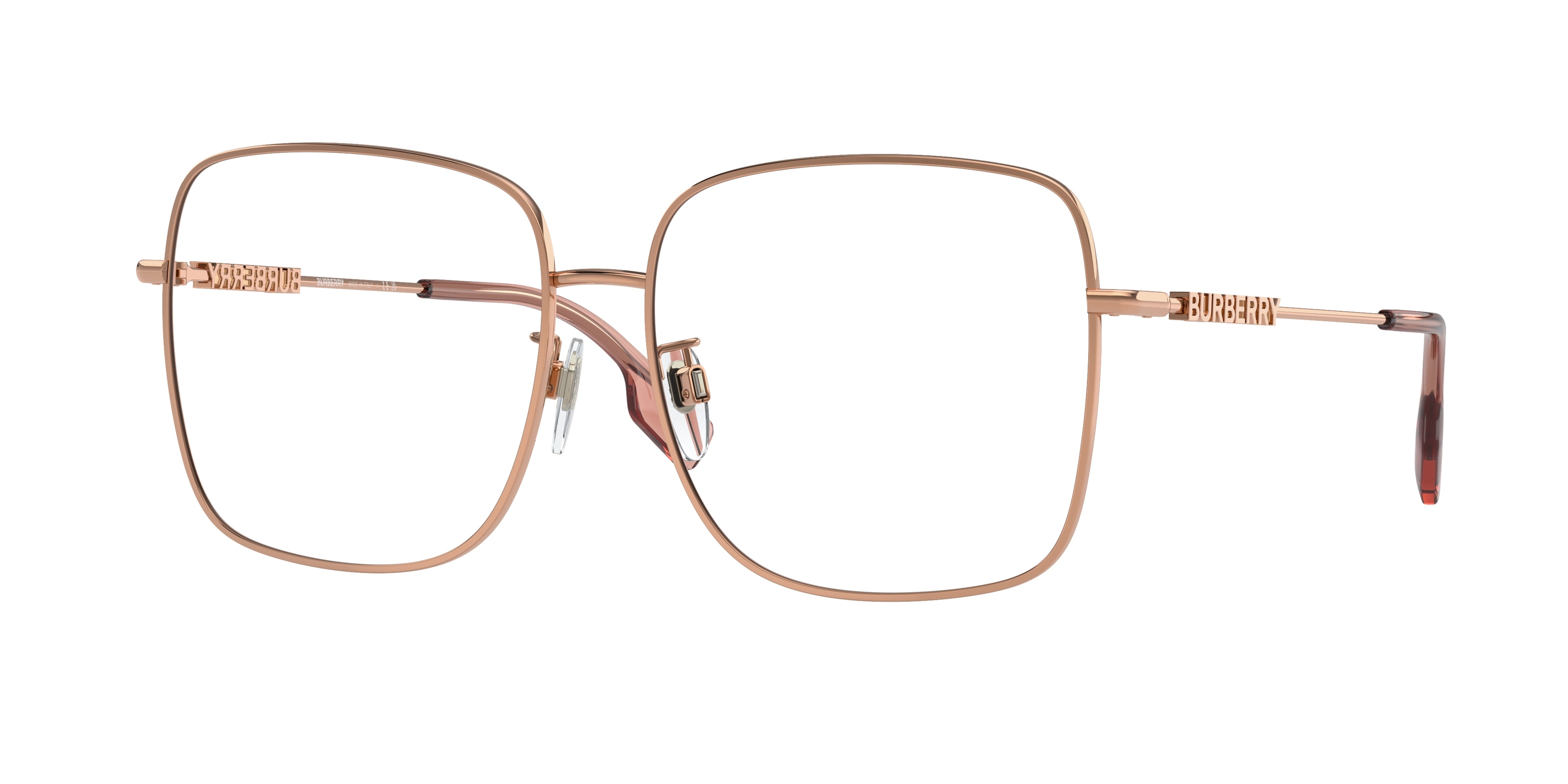 Rose gold online glasses frames burberry