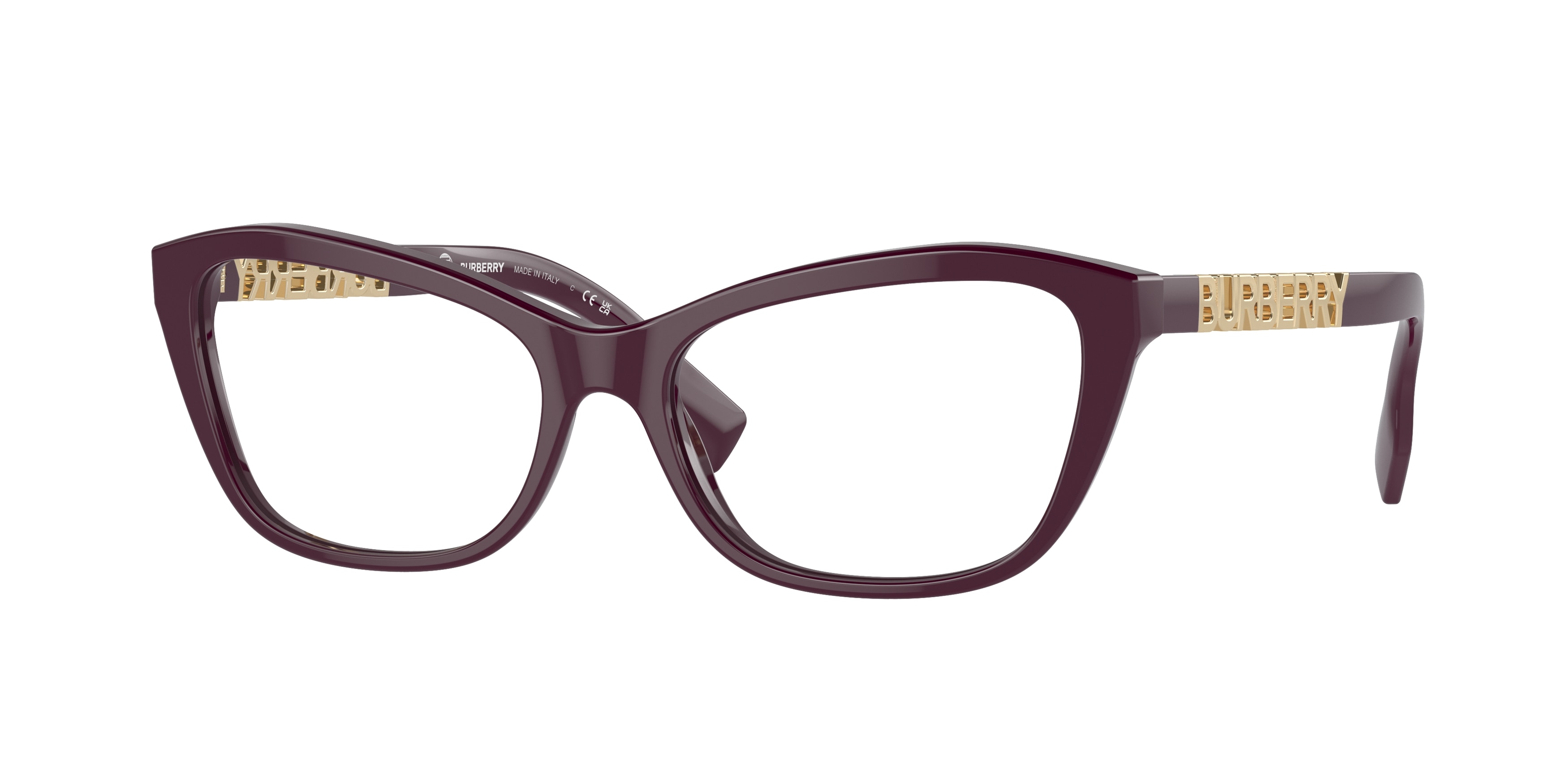 Burberry glasses purple online