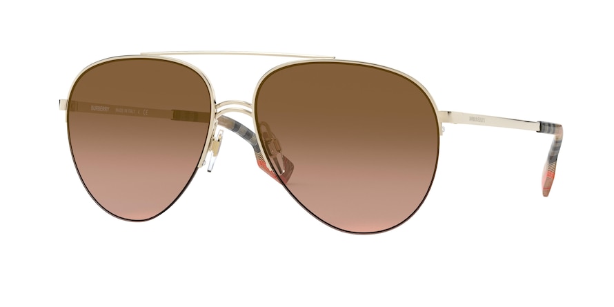 Burberry Ferry BE3113 110913 Light Gold (Brown Gradient)
