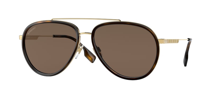 Burberry Oliver BE3125 101773 Gold (Dark Brown)