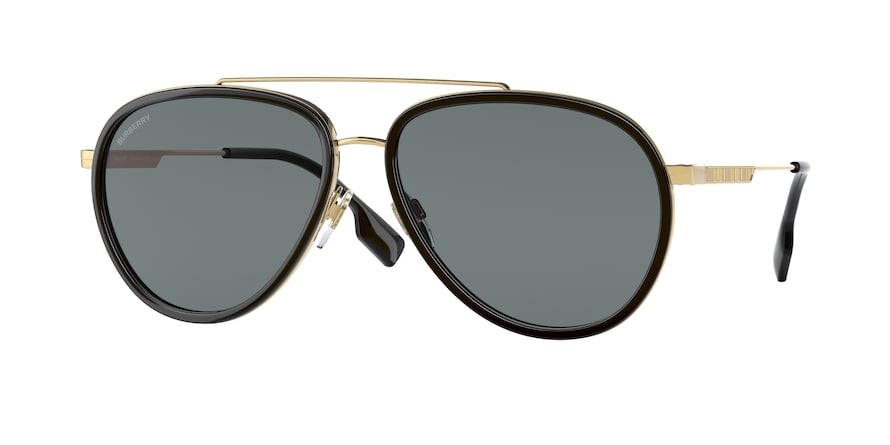 Burberry Oliver BE3125 101781 Gold Polarized (Polarized Dark Grey)