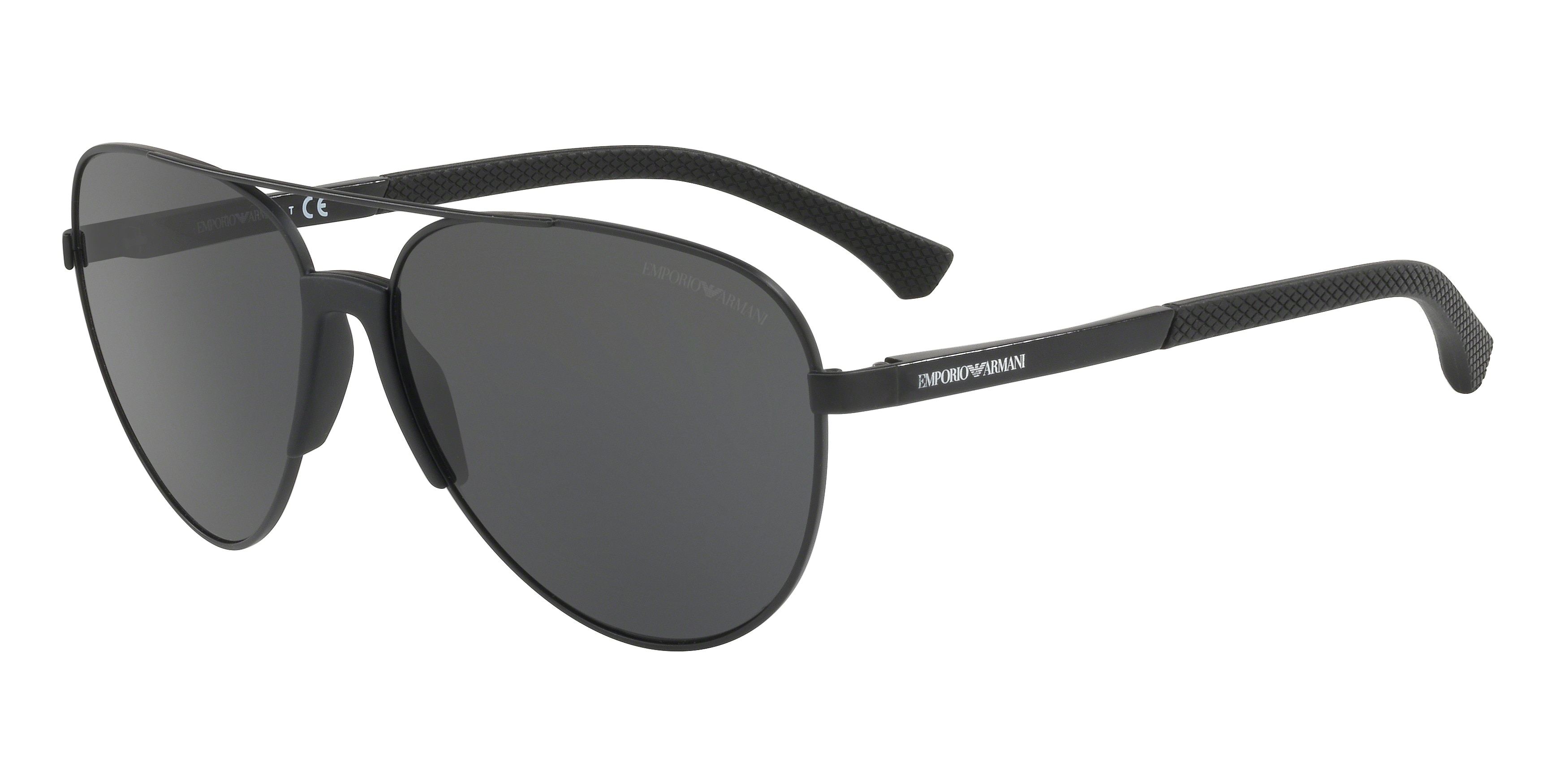 Emporio armani matte deals black sunglasses