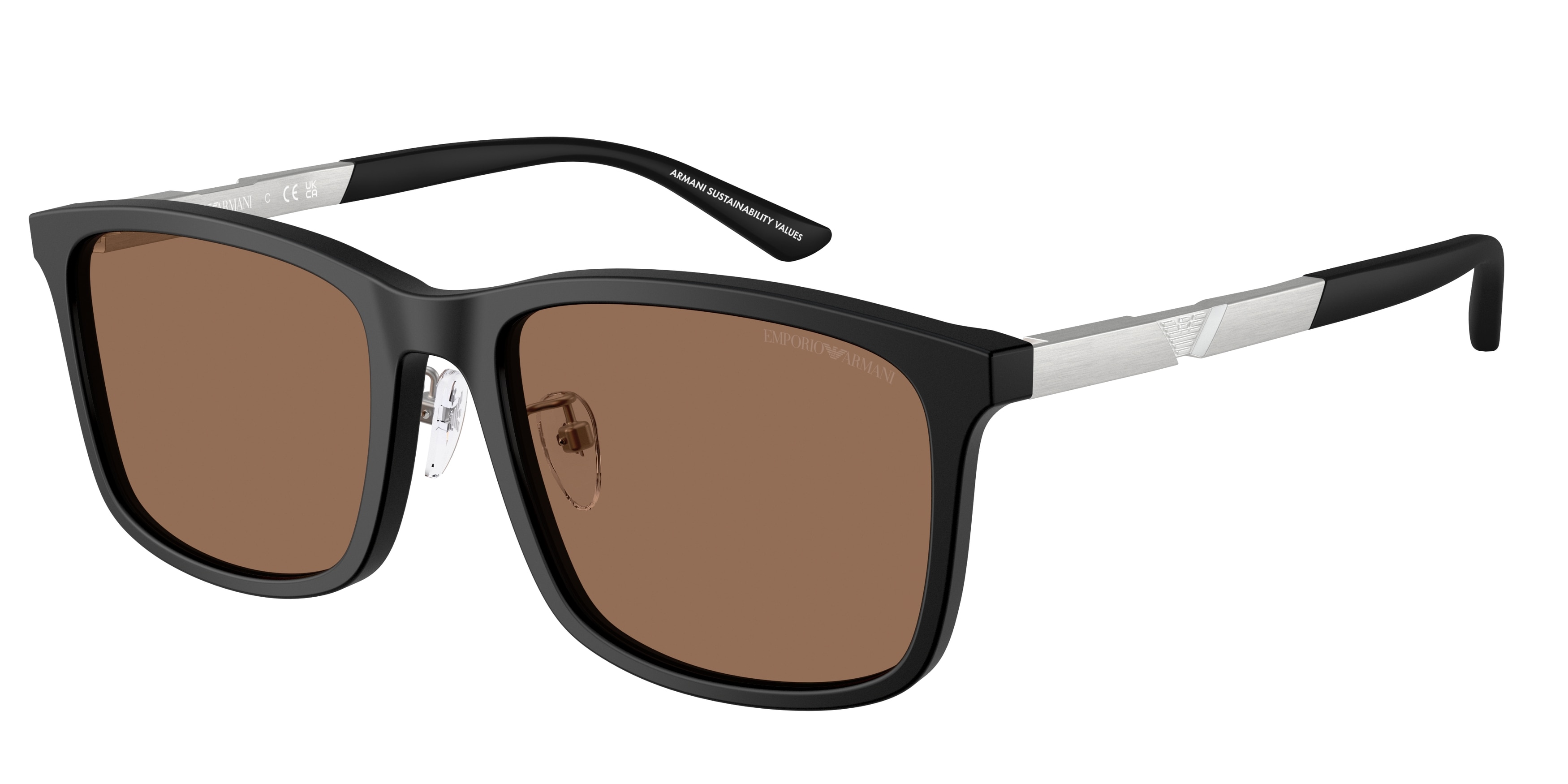 Emporio Armani  EA4241D 500173 Matte Black (Dark Brown)