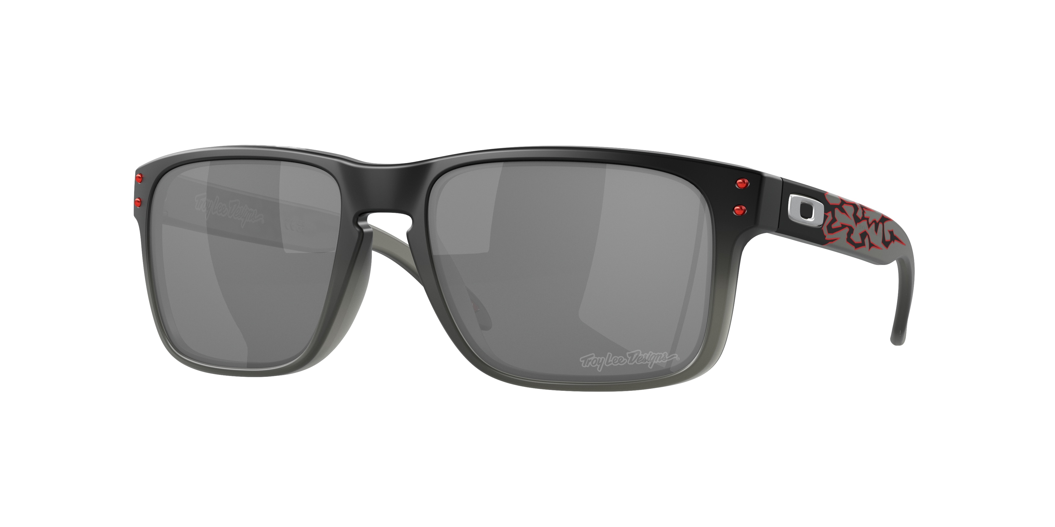 Oakley Holbrook OO9102 9102Z0 Troy Lee Designs Black Fade (Prizm Black)