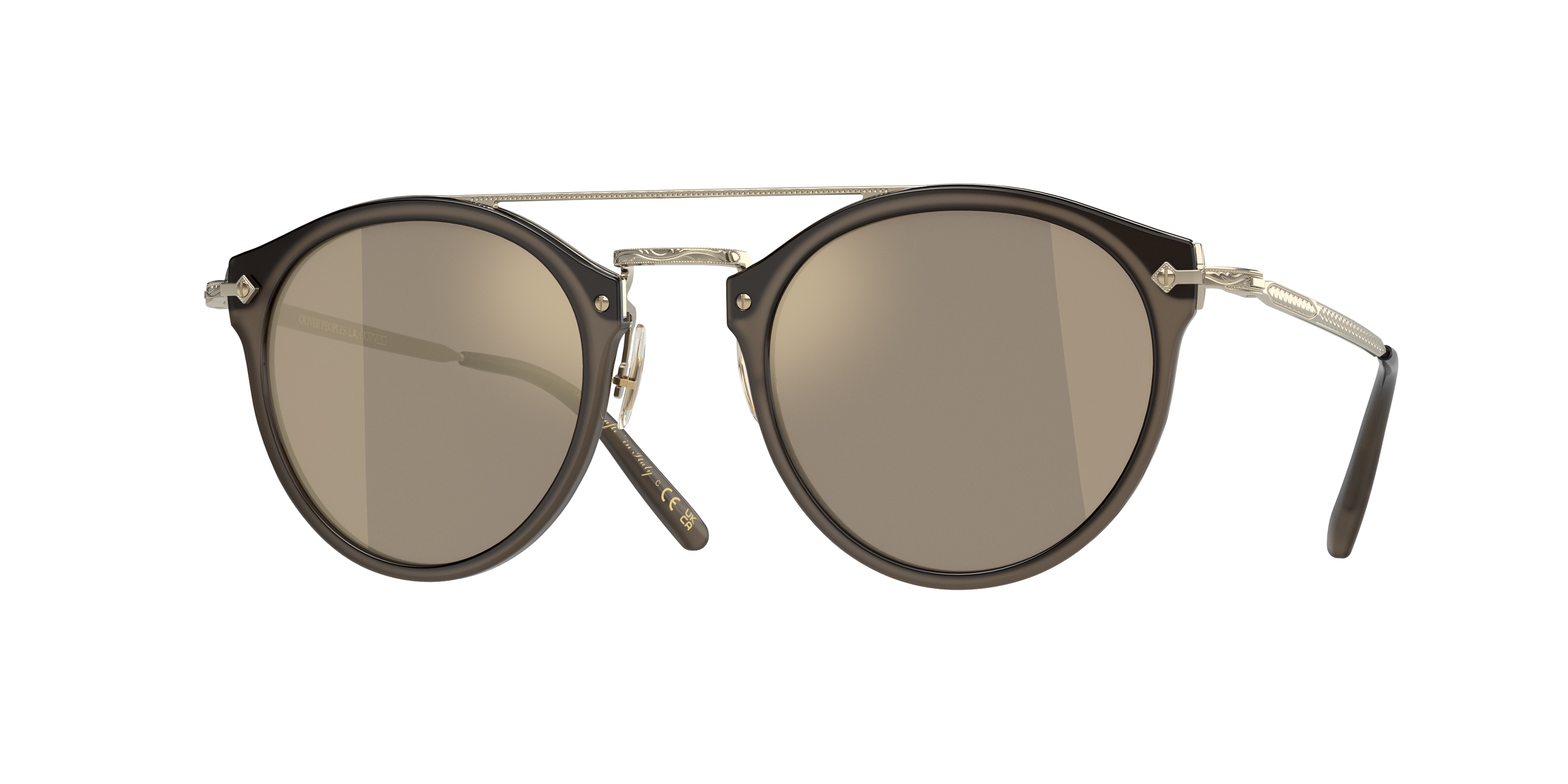 Oliver Peoples Remick OV5349S 14736G Taupe-brushed Gold (Light Brown Mirror Gold)
