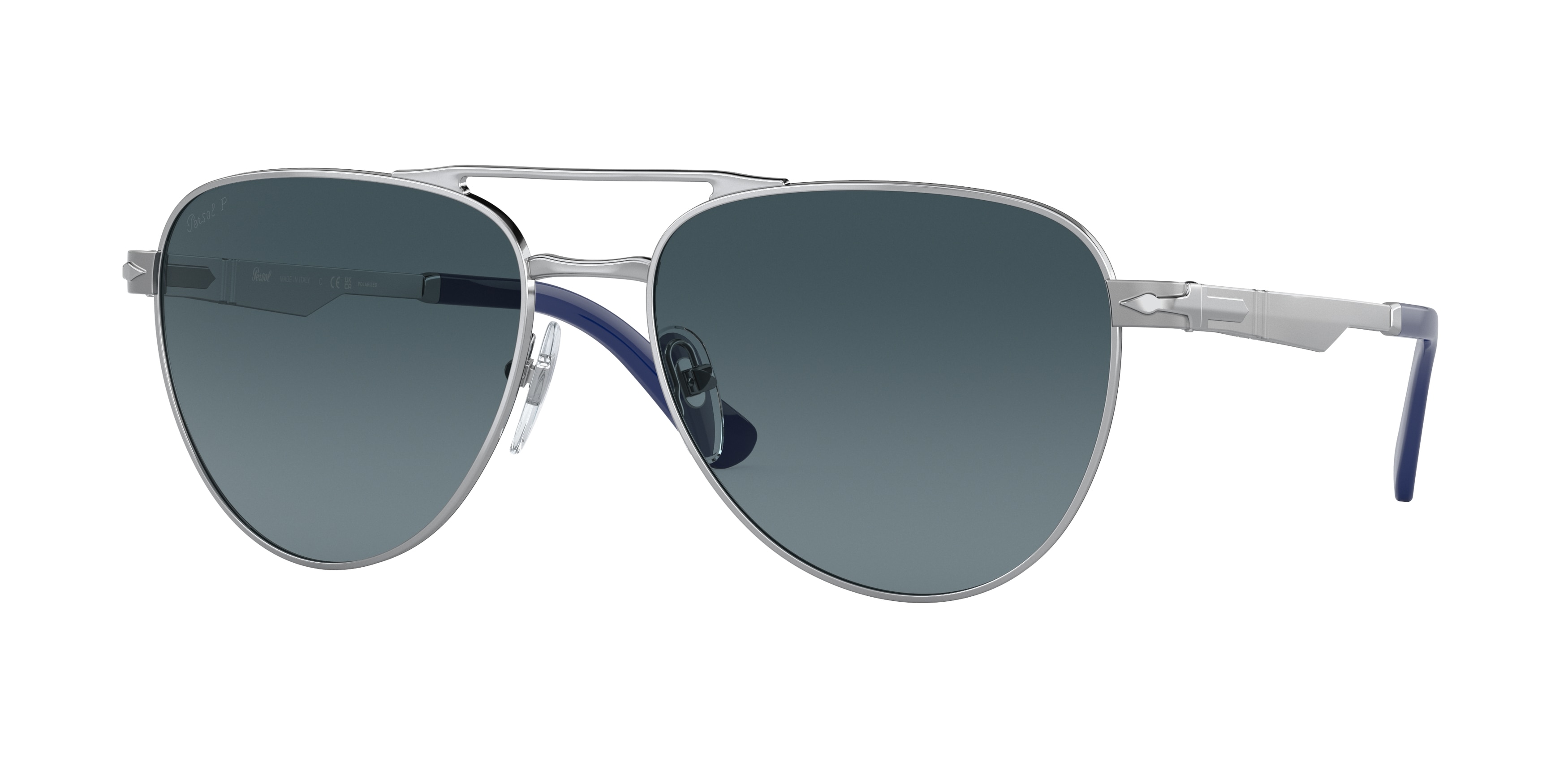 Buy Persol PO1003S 518/S3 Silver Prescription Sunglasses