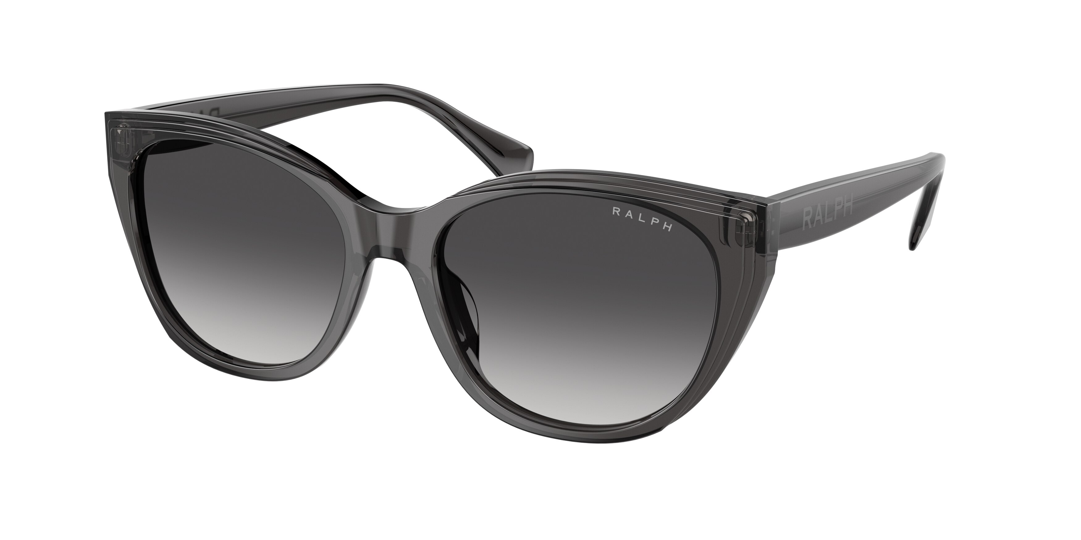 Ralph By Ralph Lauren RA5324U 55368G Shiny Transparent Black (Gradient Grey)