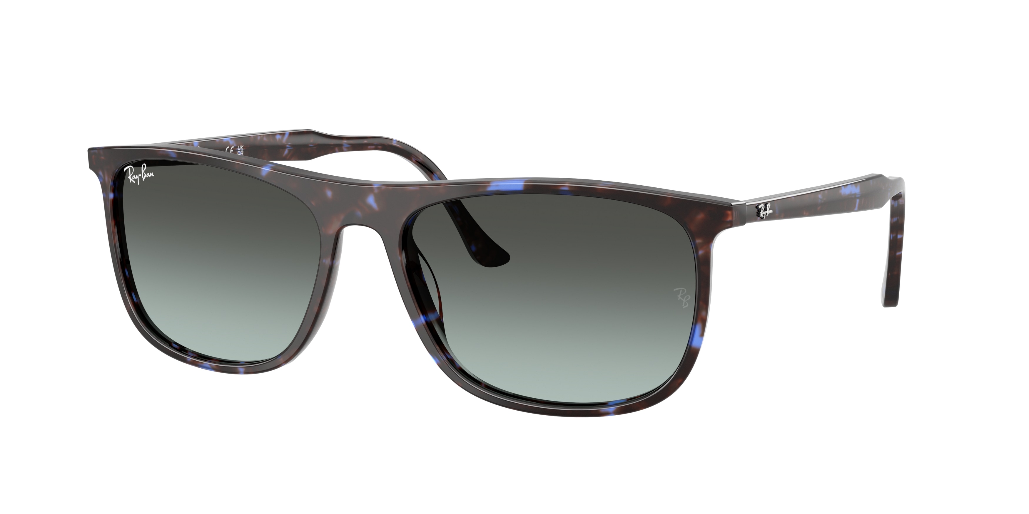 Ray-ban RB2216 1430GK Havana Blue Tortoiseshell (Blue Vintage Gradient Black)