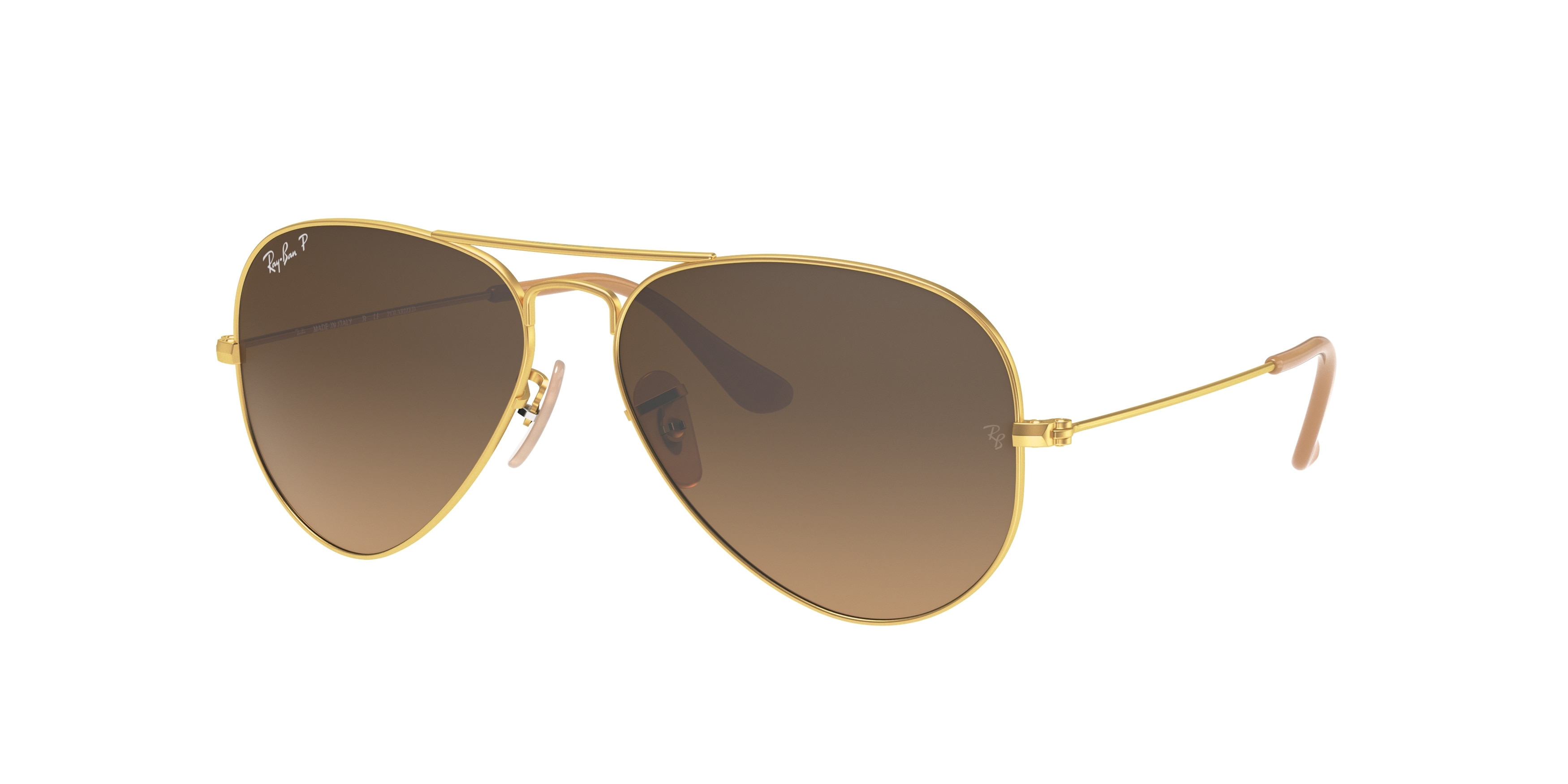 Ray-ban Aviator Large Metal RB3025 112/M2 Gold Polarized (Polarized Brown Gradient)