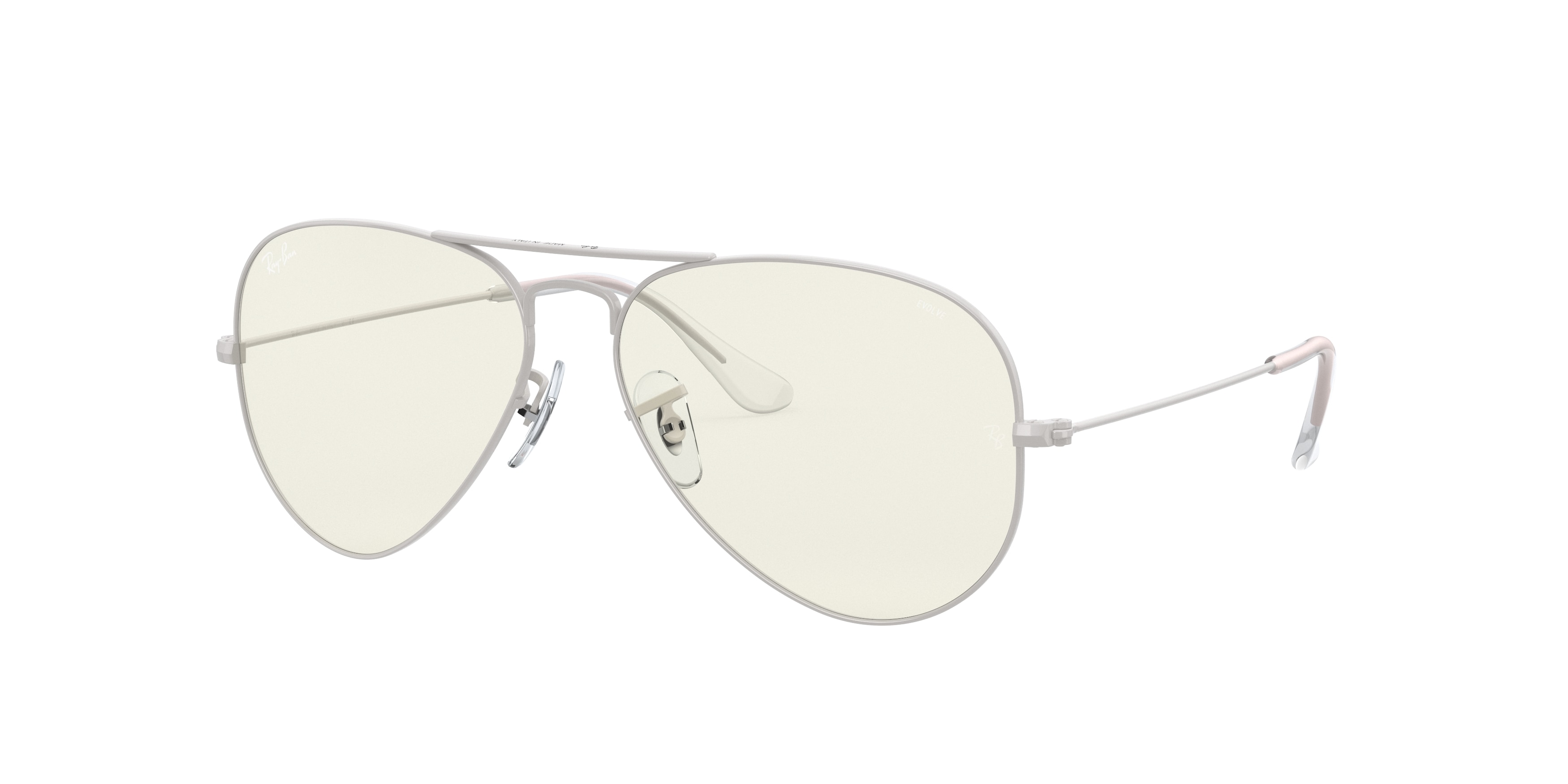 Ray-ban Aviator Large Metal RB3025 9223BL Light Grey (Clear Photochromic Grey with Blue-Light Filter)