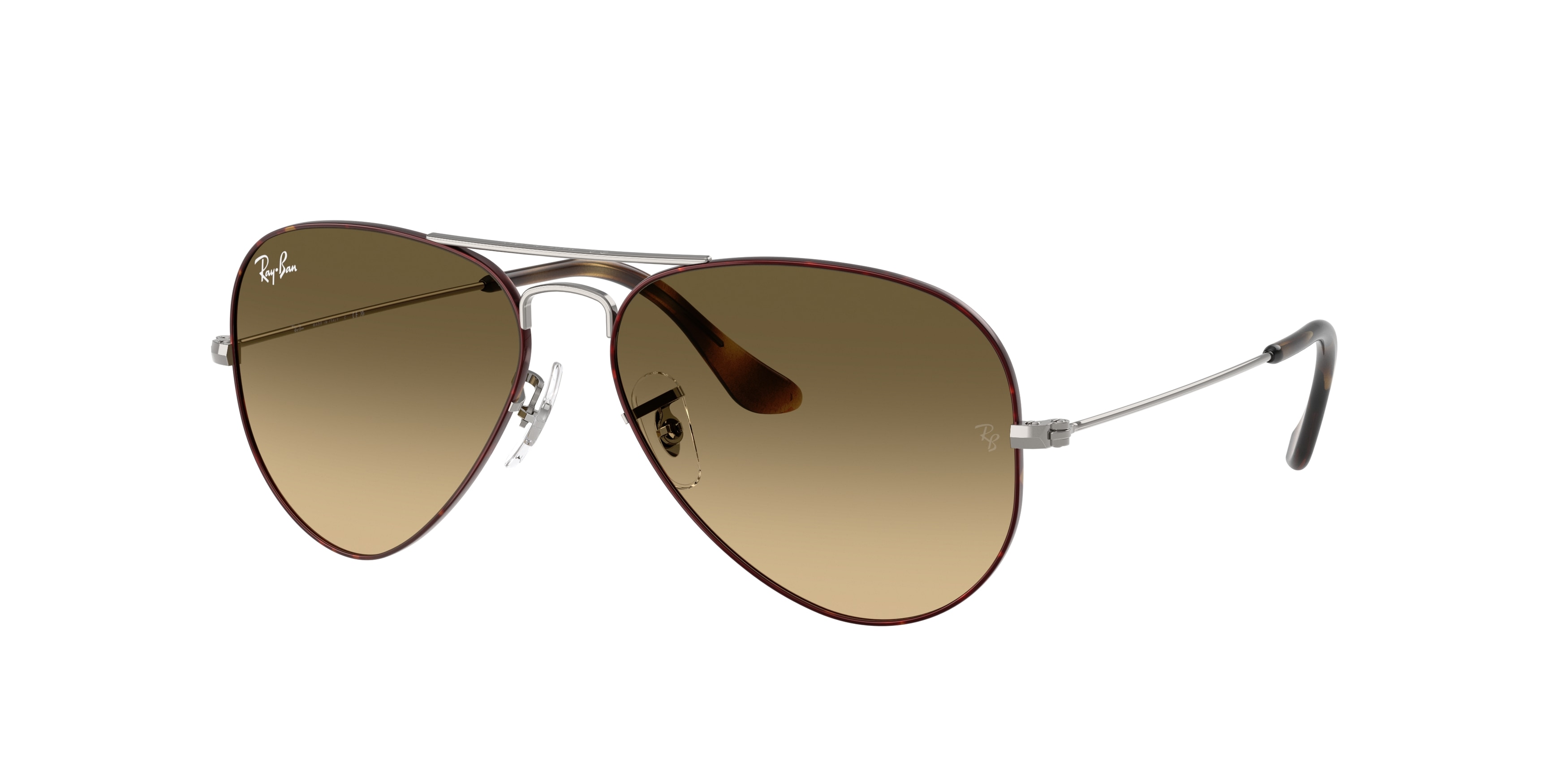 Ray-ban Aviator Large Metal RB3025 92700A Havana On Gunmetal (Brown Vintage Gradient Black)