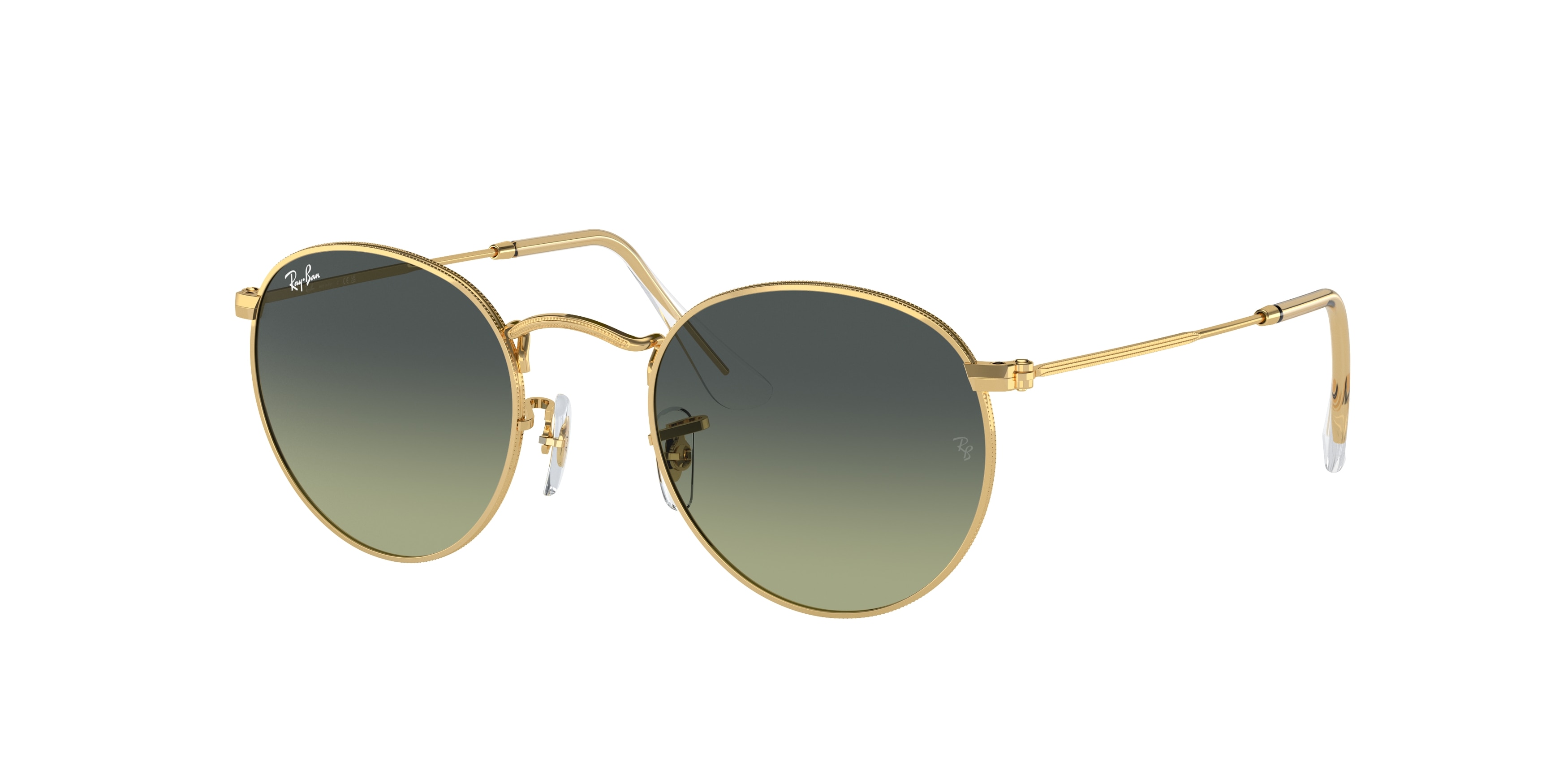 Ray-ban Round Metal RB3447 001/BH Arista Gold (Green Vintage)