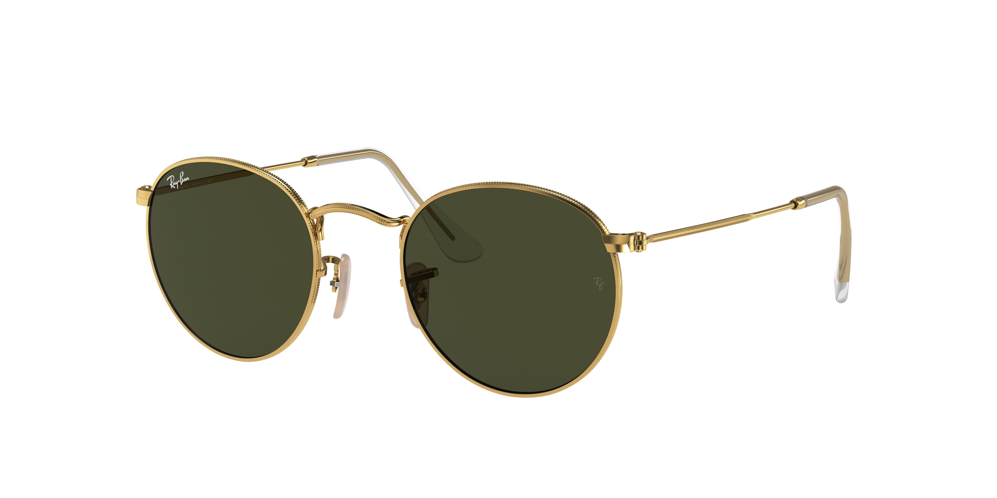 Ray-ban Round Metal RB3447 001 Gold (Green Classic G-15)