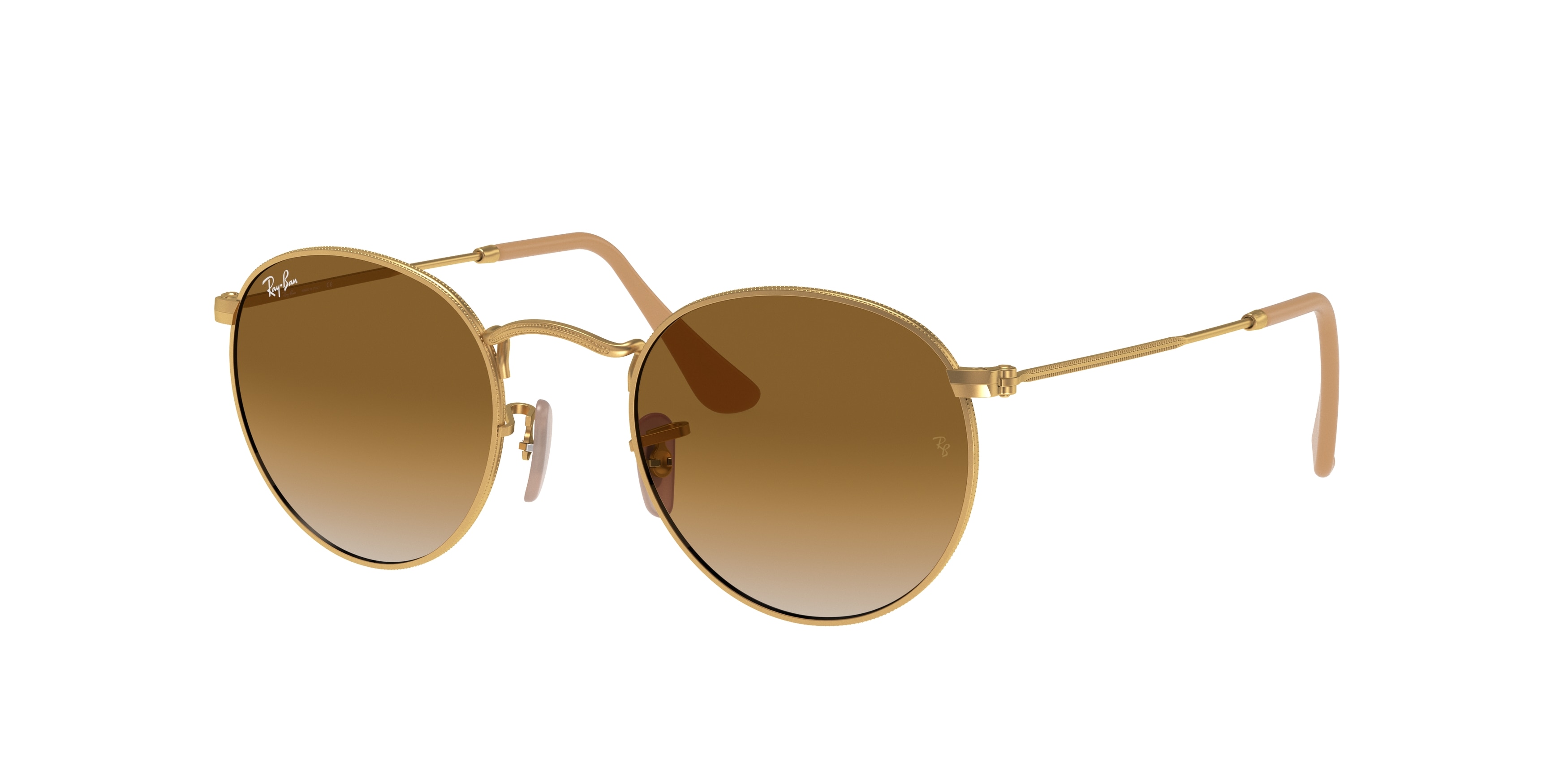 Ray-ban Round Metal RB3447 112/51 Gold (Light Brown Gradient)