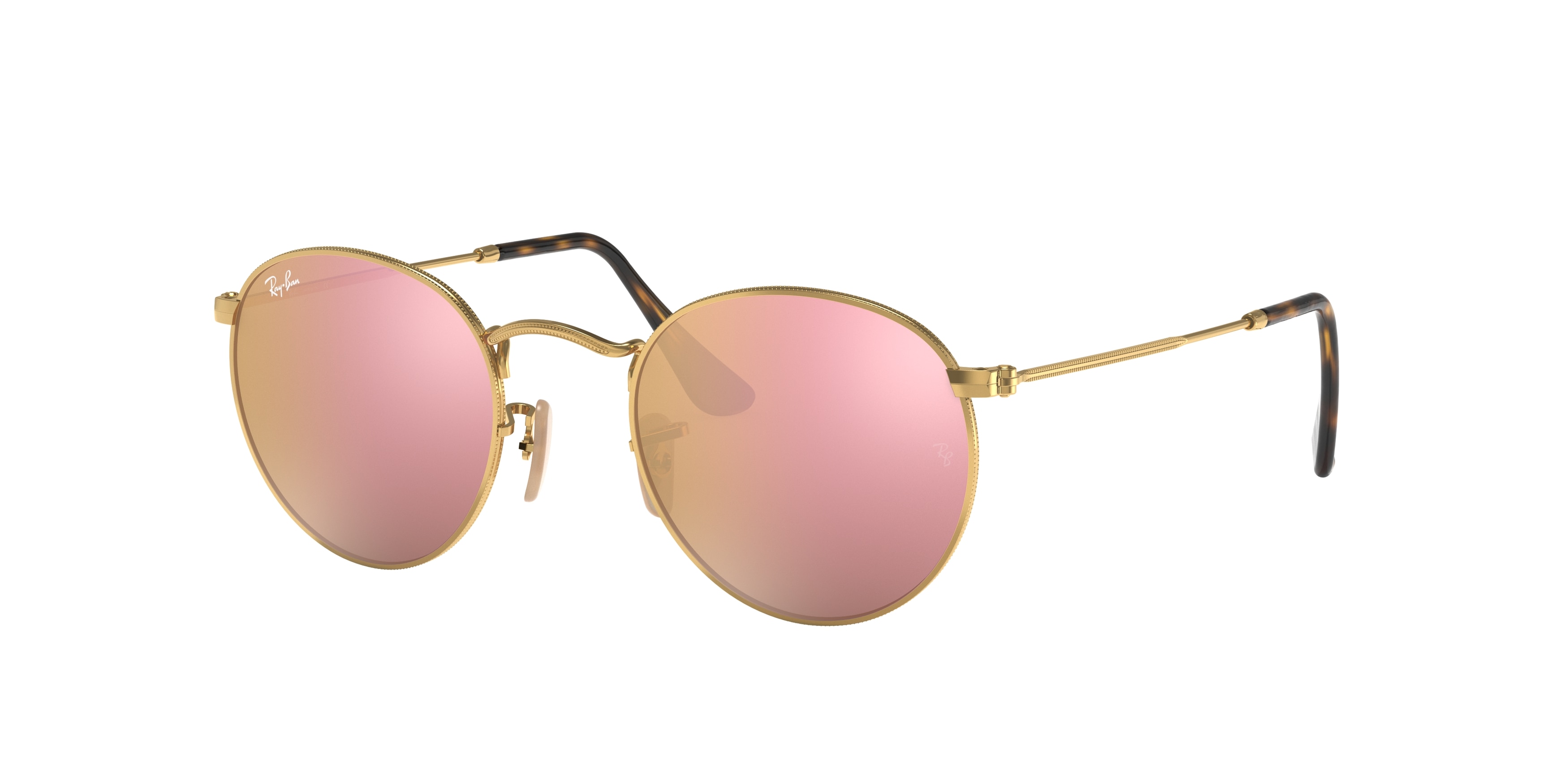 Ray-ban Round Metal RB3447N 001/Z2 Gold (Copper Flash)