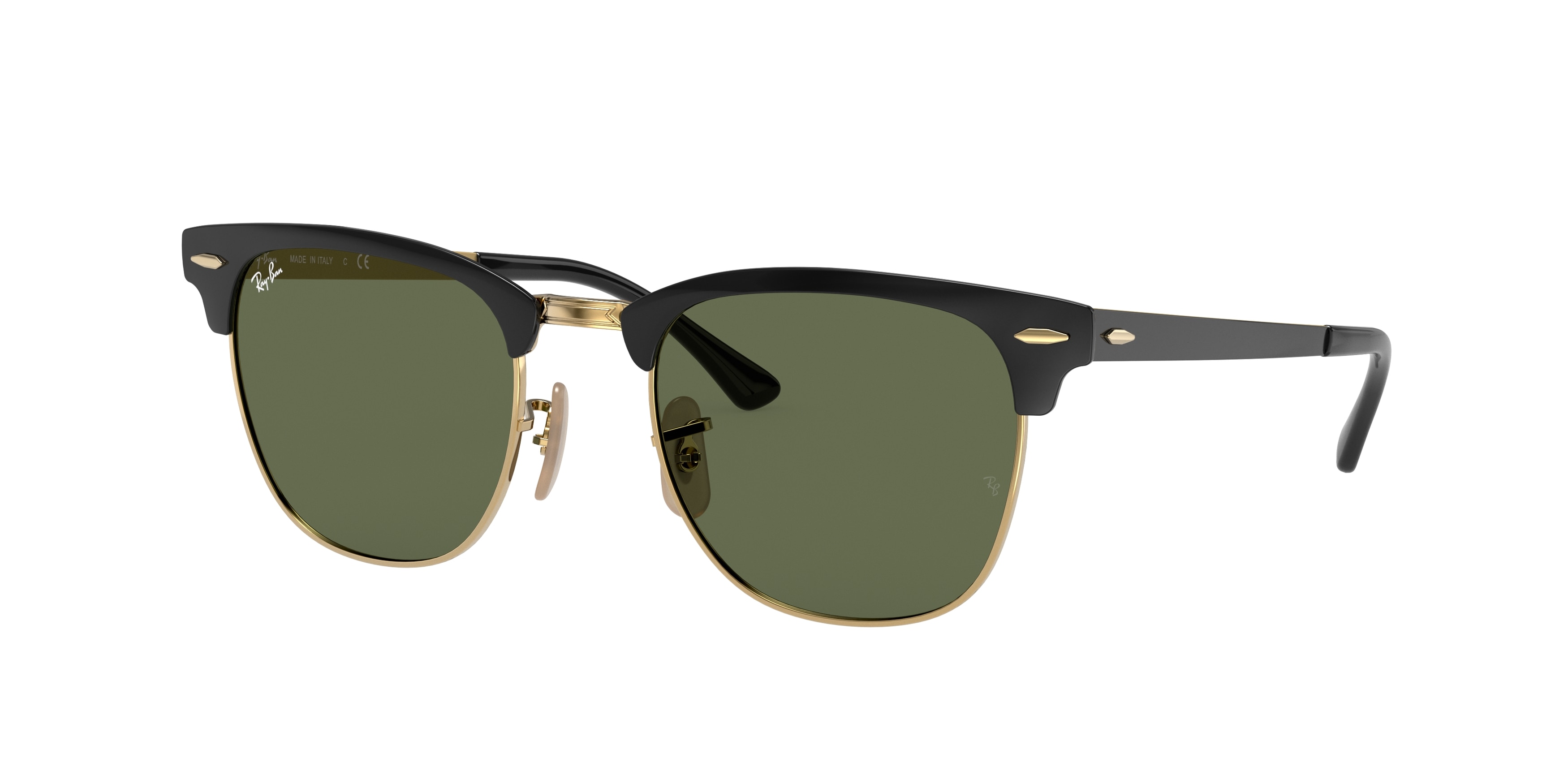 Buy Ray-ban Clubmaster Metal RB3716 900471 Black Prescription Sunglasses