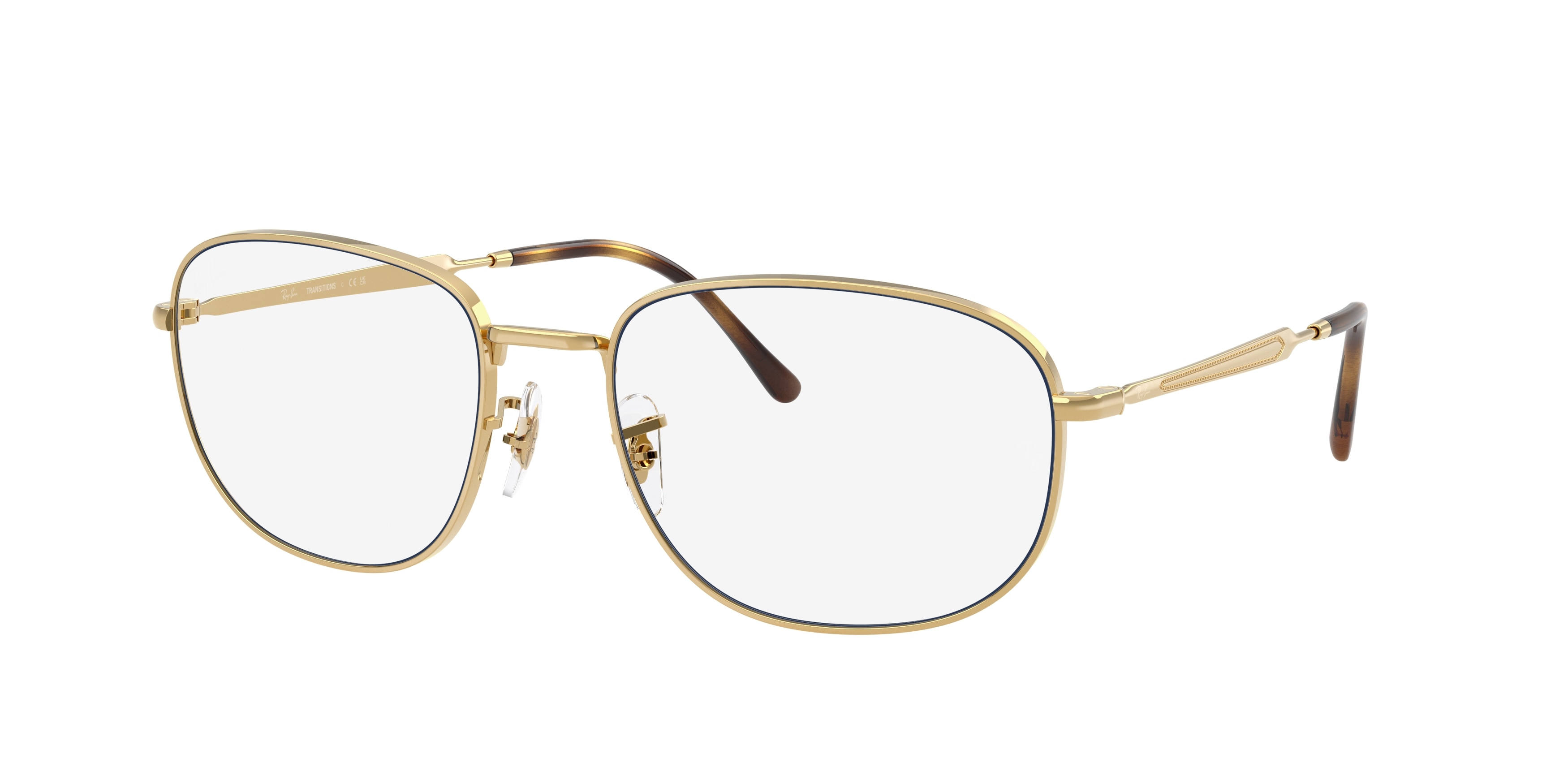 Ray-ban RB3754 001/GG Arista Gold (Clear/Sapphire)