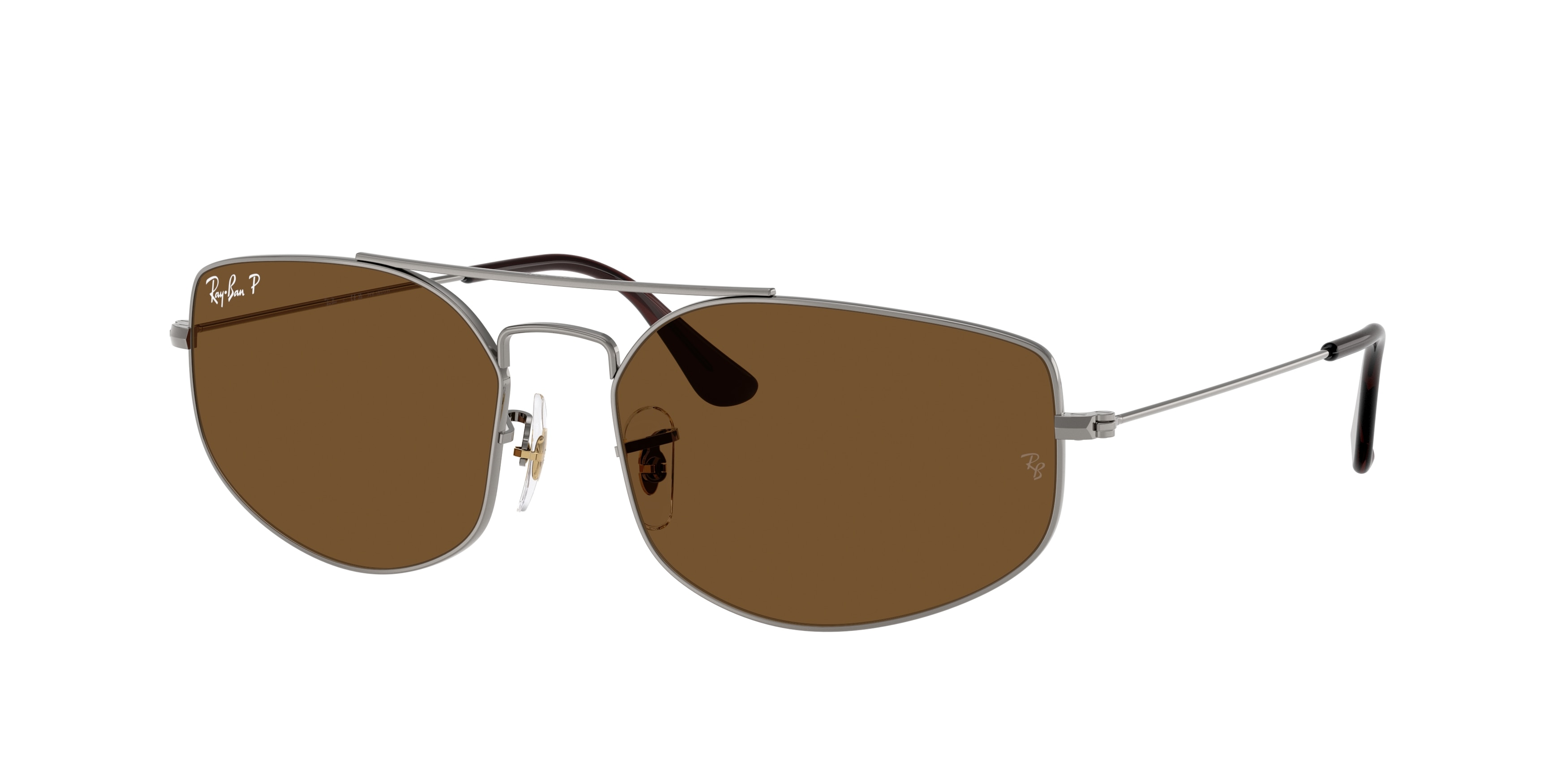 Ray-ban Explorer 5 RB3845 004/57 Gunmetal Polarized (B-15 Brown)