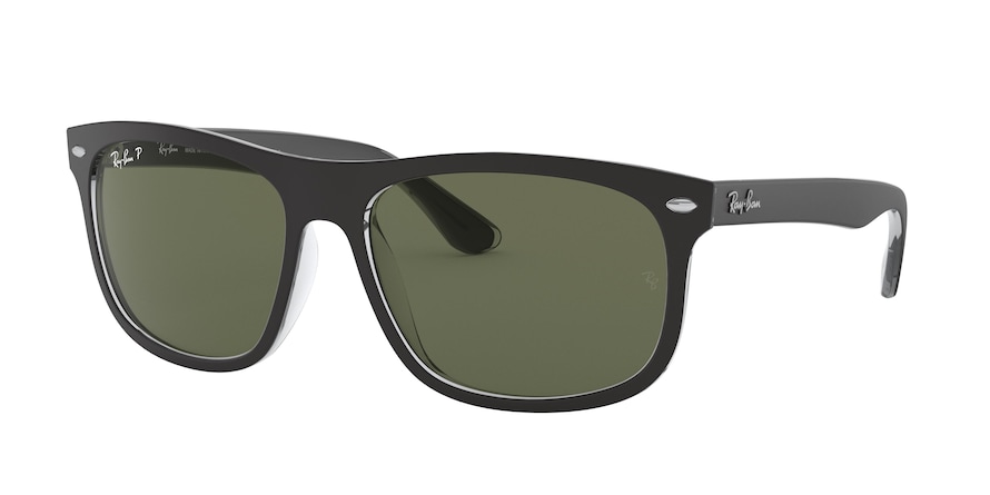 Ray-ban  RB4226 60529A Black On Transparent Polarized (Green)