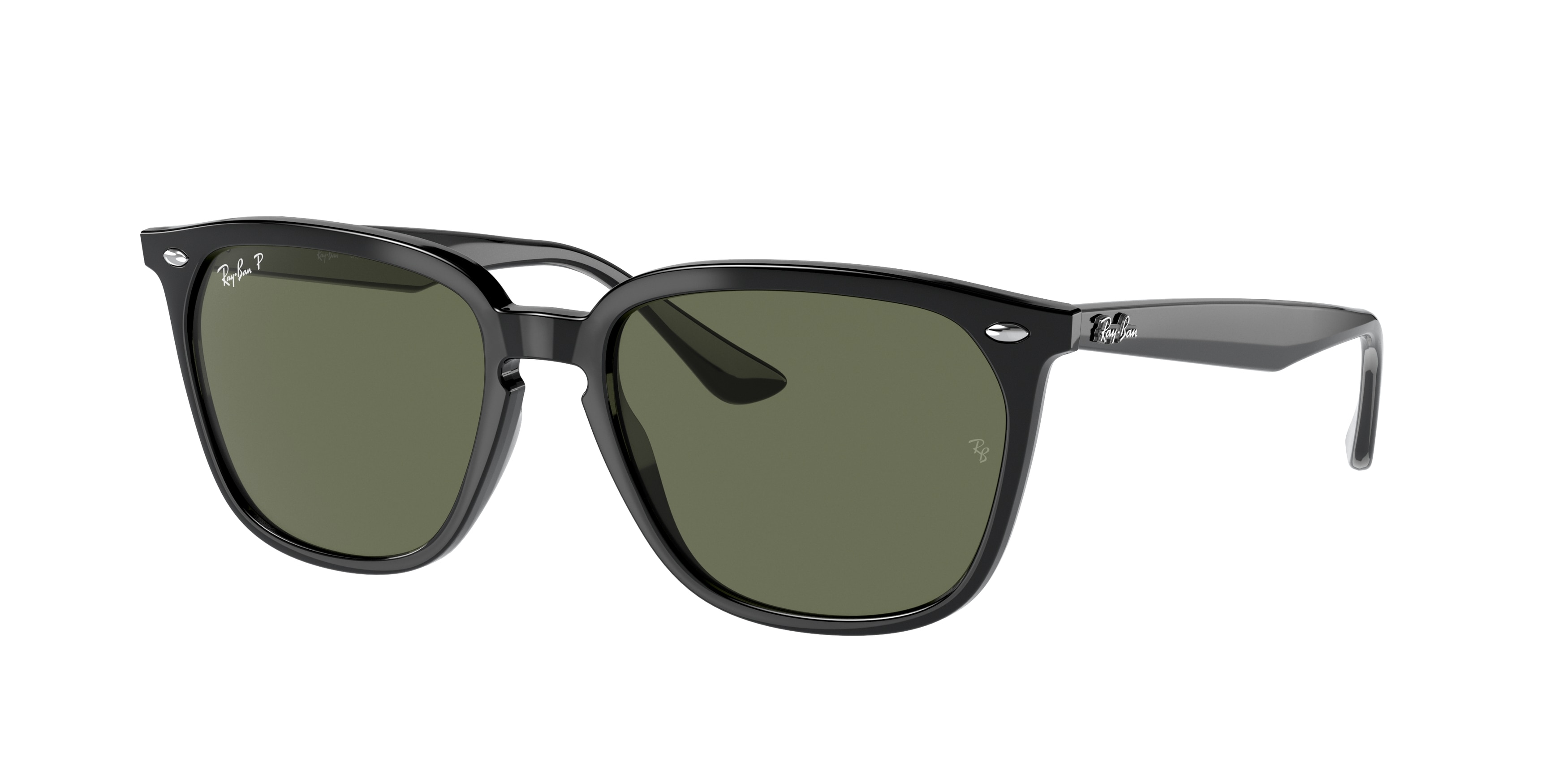 Ray-ban  RB4362 601/9A Black Polarized (Polarized Green Classic G-15)