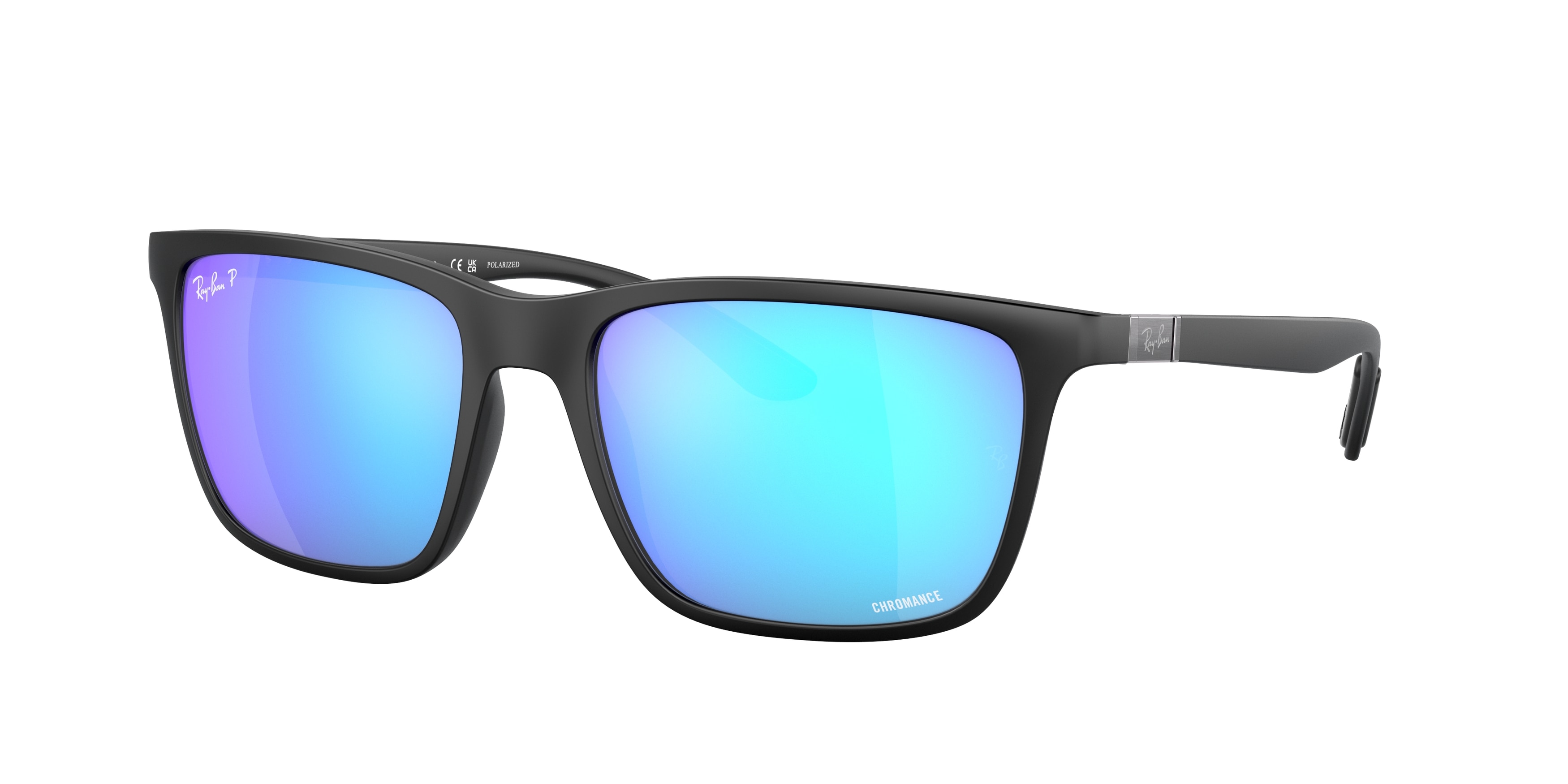 Ray-ban  RB4385 601SA1 Black Polarized (Green/Blue)