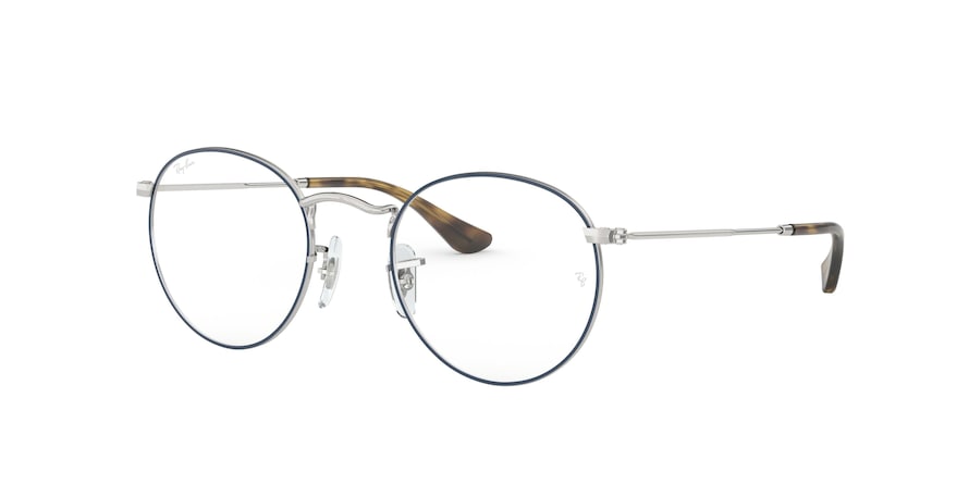 Ray-ban Round Metal RX3447V 2970 Blue On Silver
