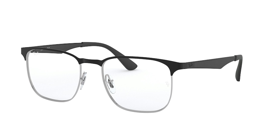 Ray-ban  RX6363 2861 Black On Silver