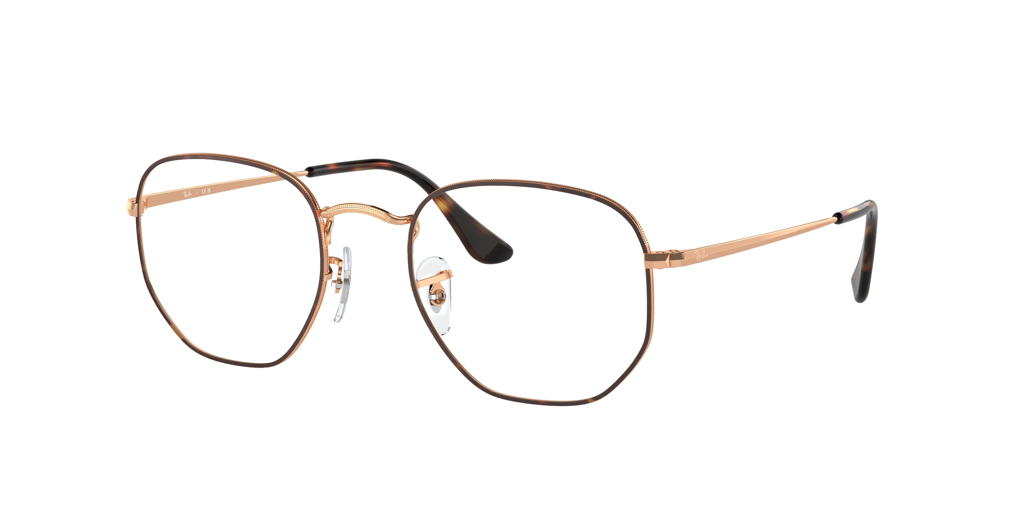 Ray-ban RX6448 3176 Havana On Rose Gold