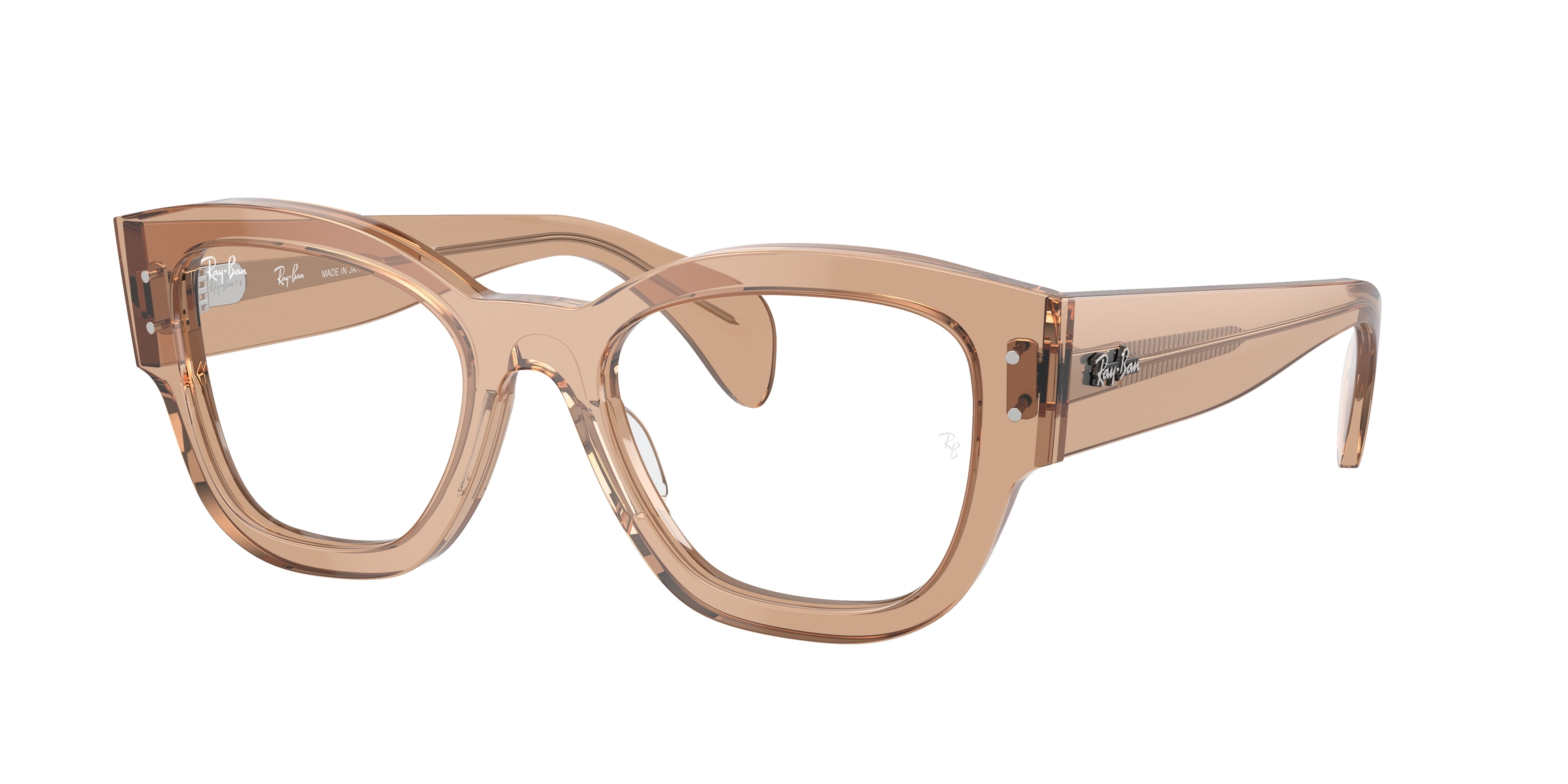 Ray-ban Jorge RX7681V 8353 Transparent Light Brown