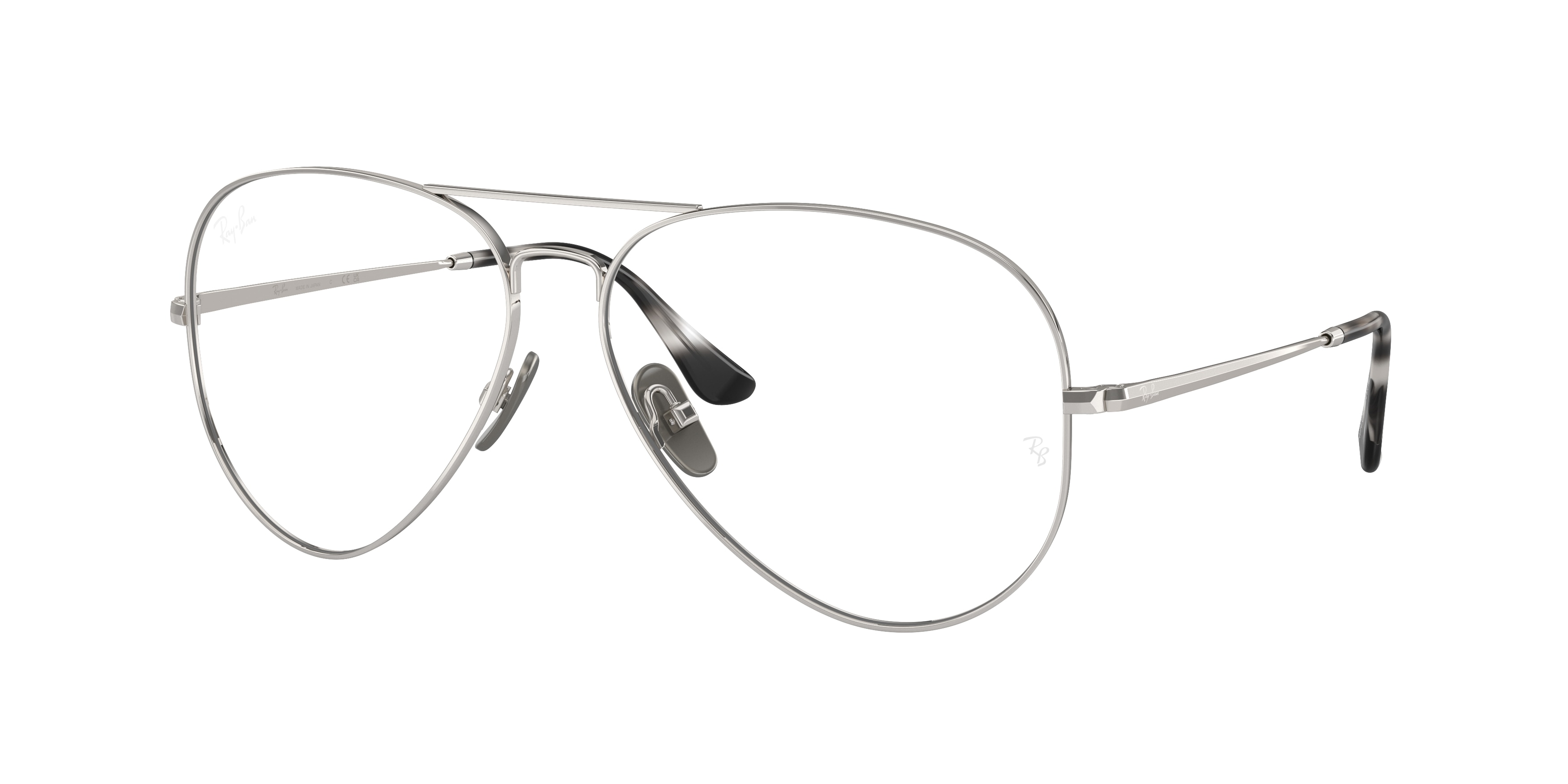 Ray-ban Aviator Titanium RX8789 1002 Silver