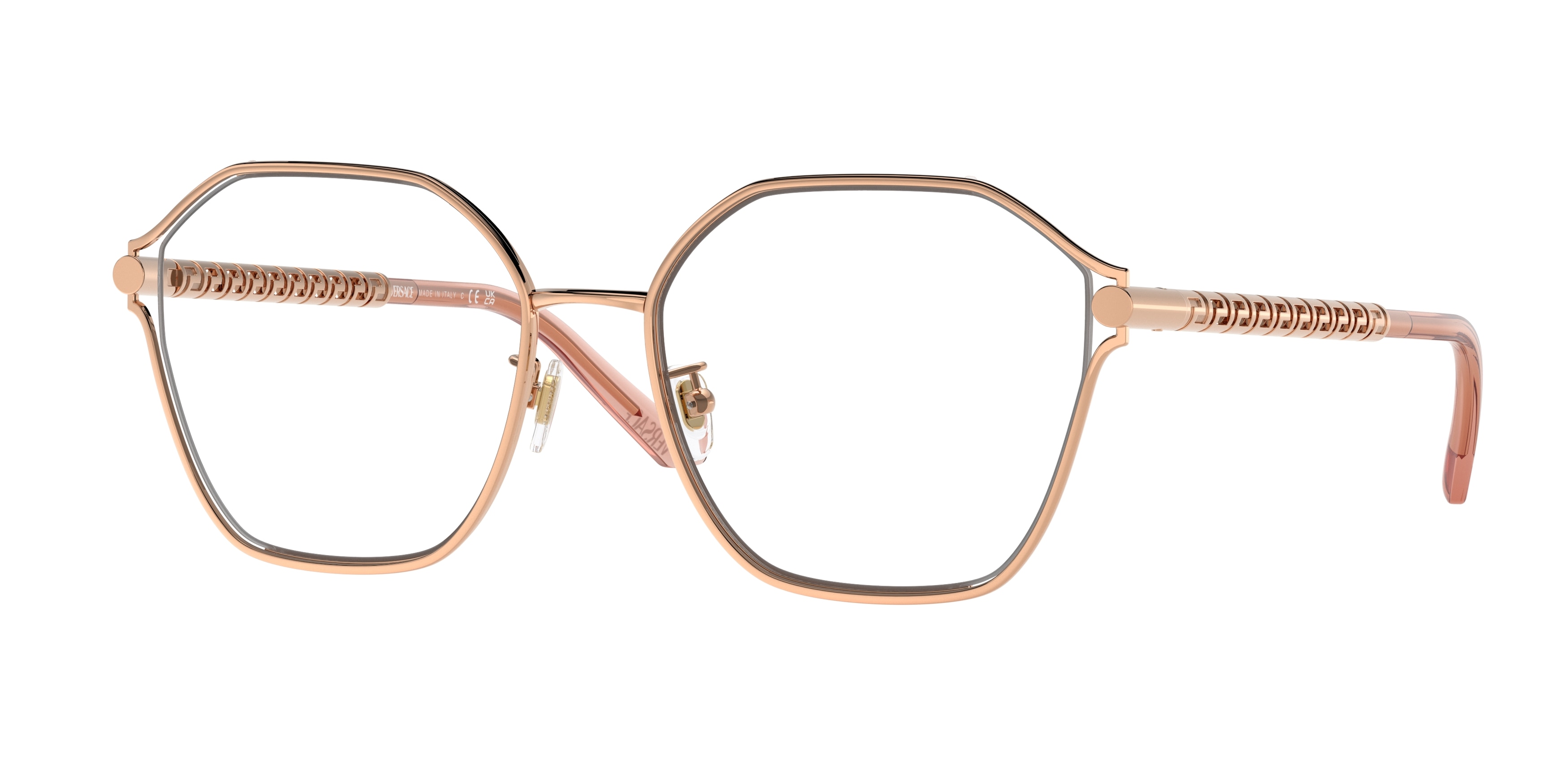 Versace glasses rose gold cheap