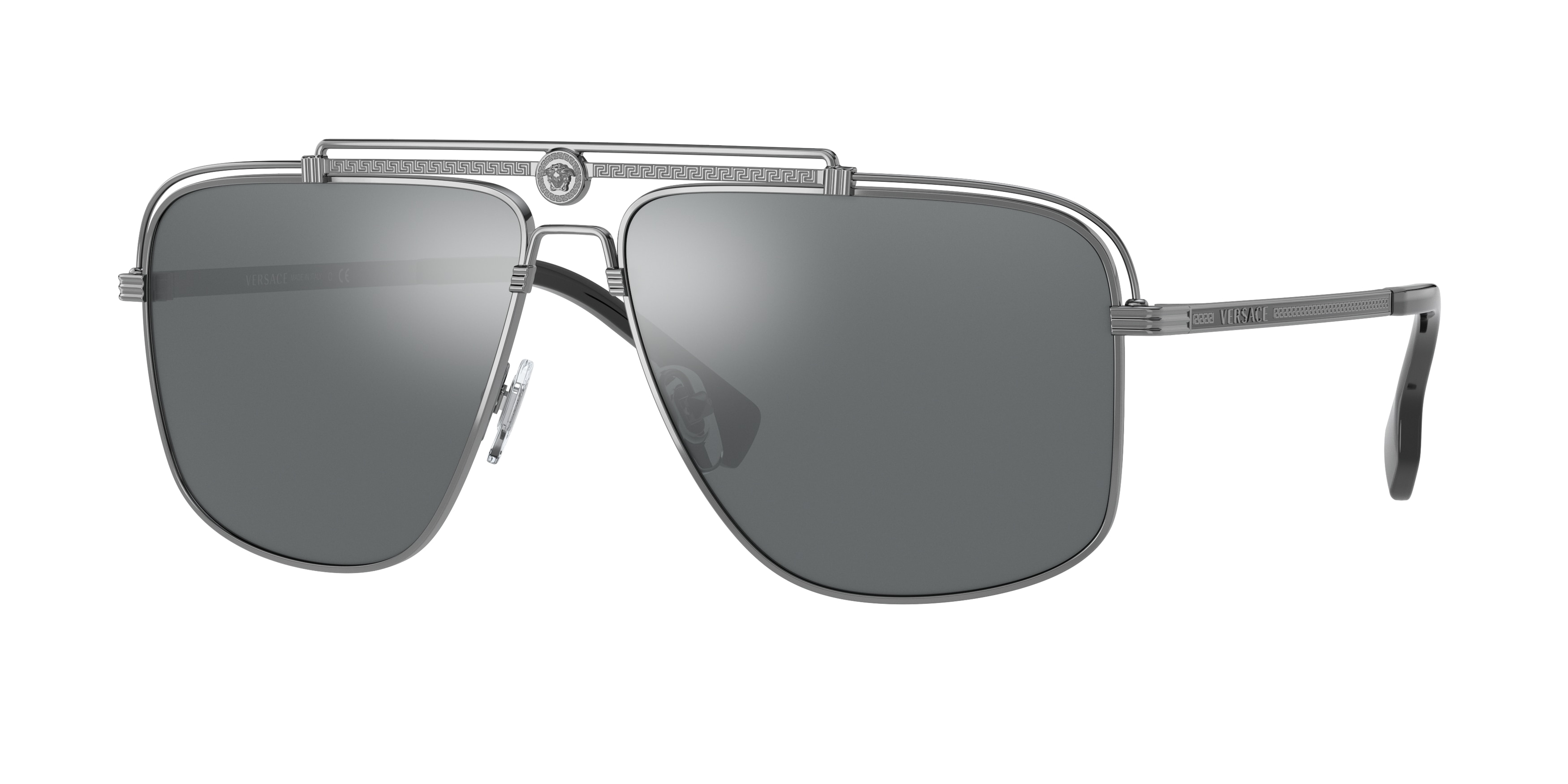 Versace  VE2242 10016G Gunmetal (Light Grey Mirror Black)
