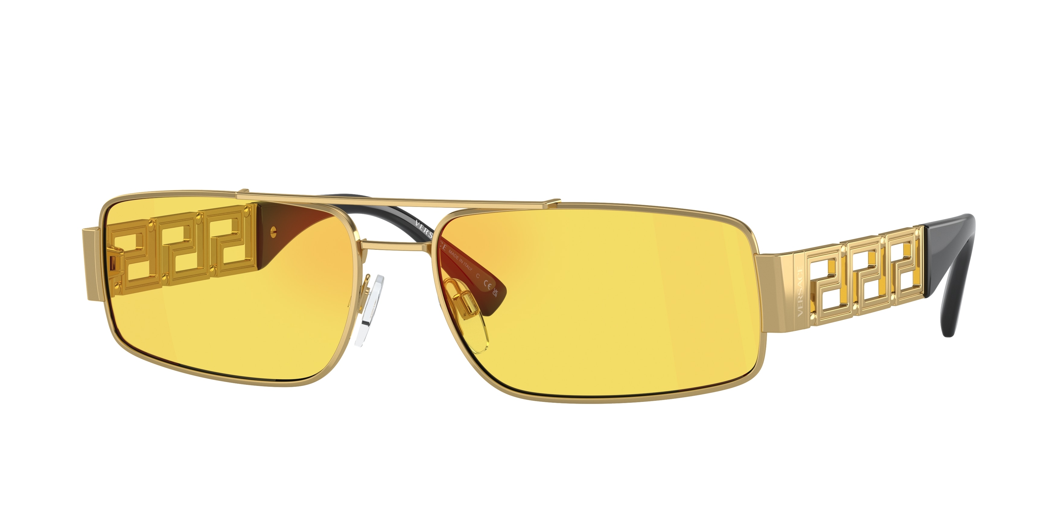 Yellow shop versace glasses