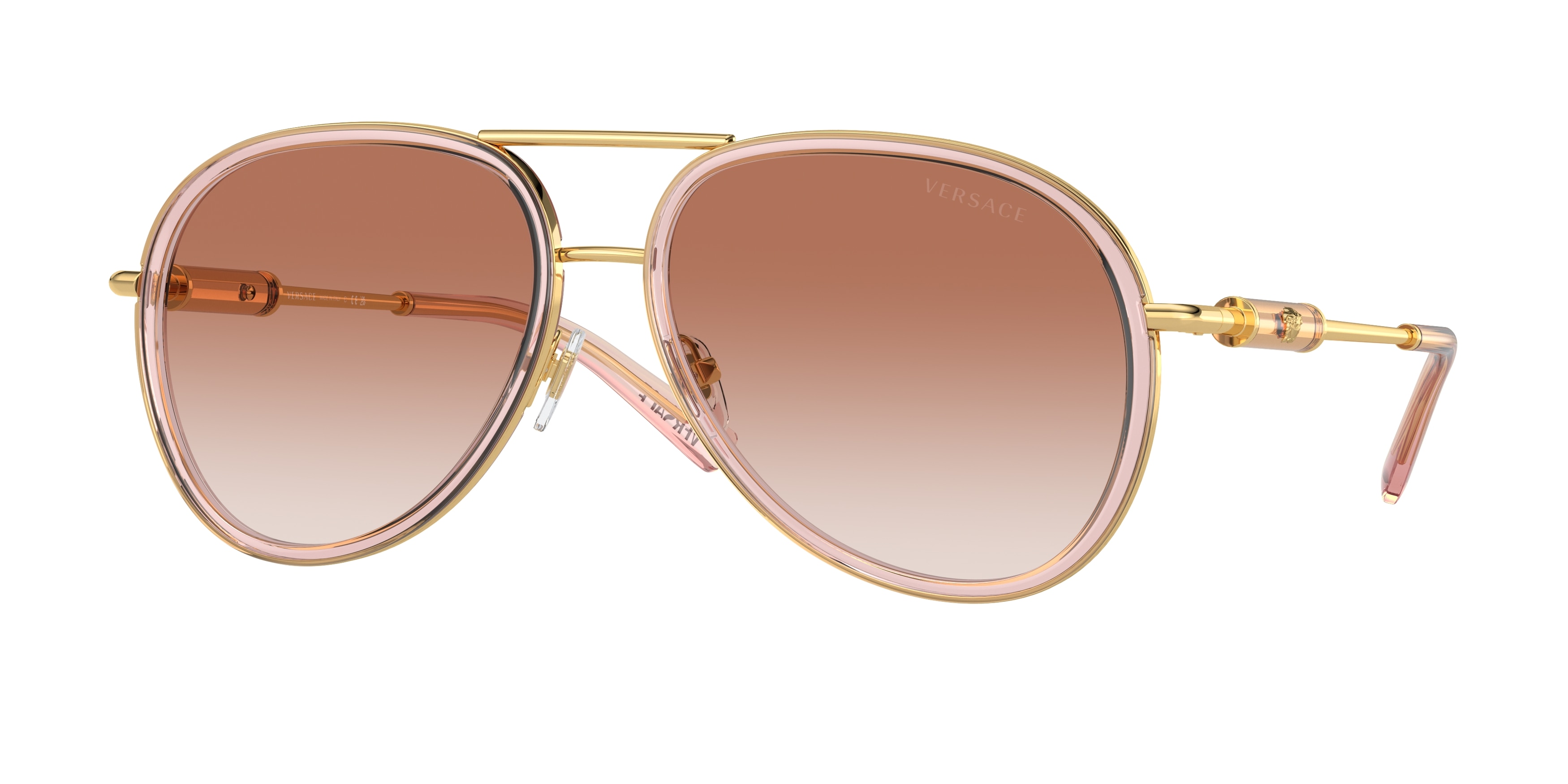Versace rose gold glasses best sale