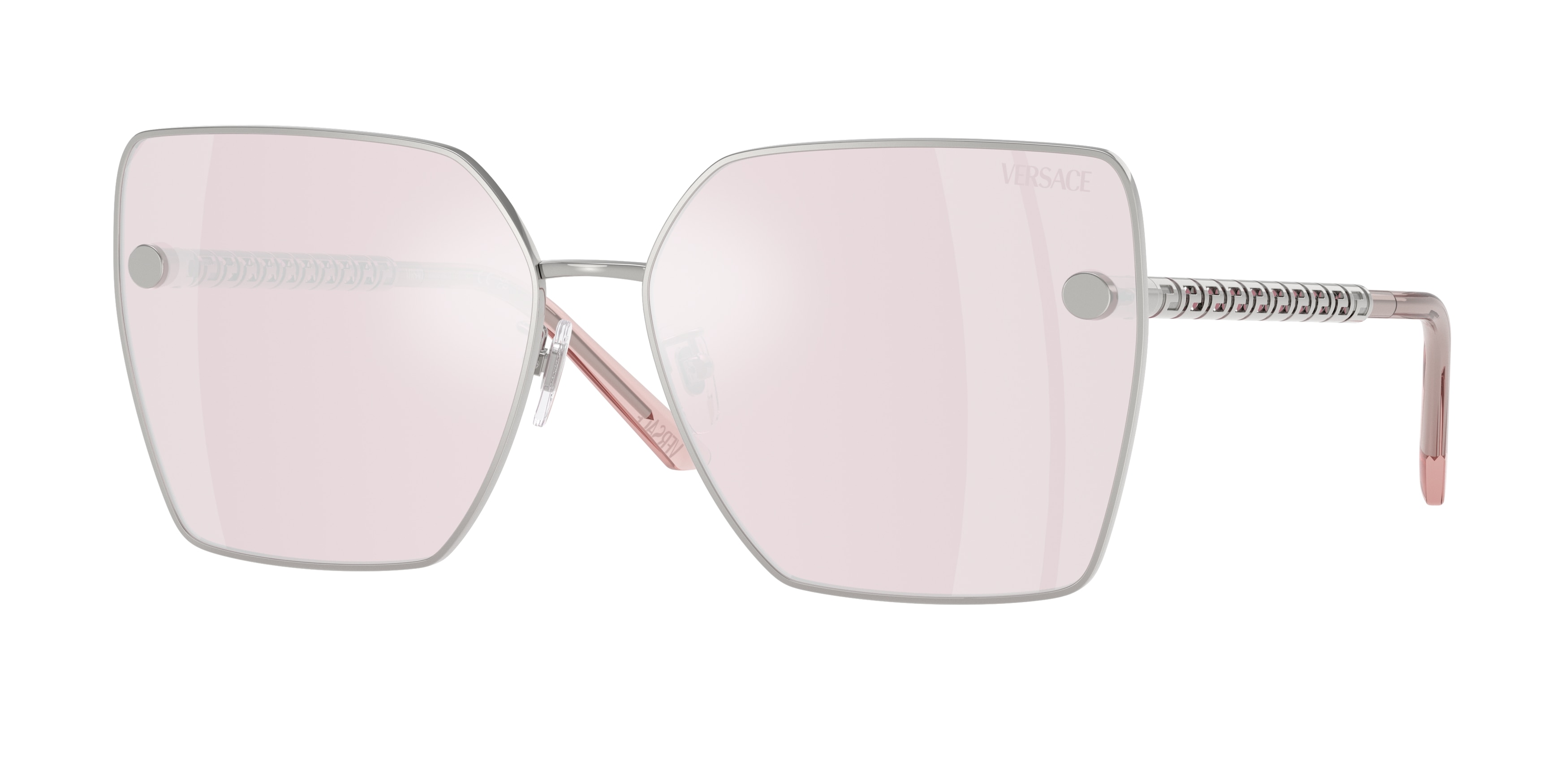 Versace pink mirror sunglasses top