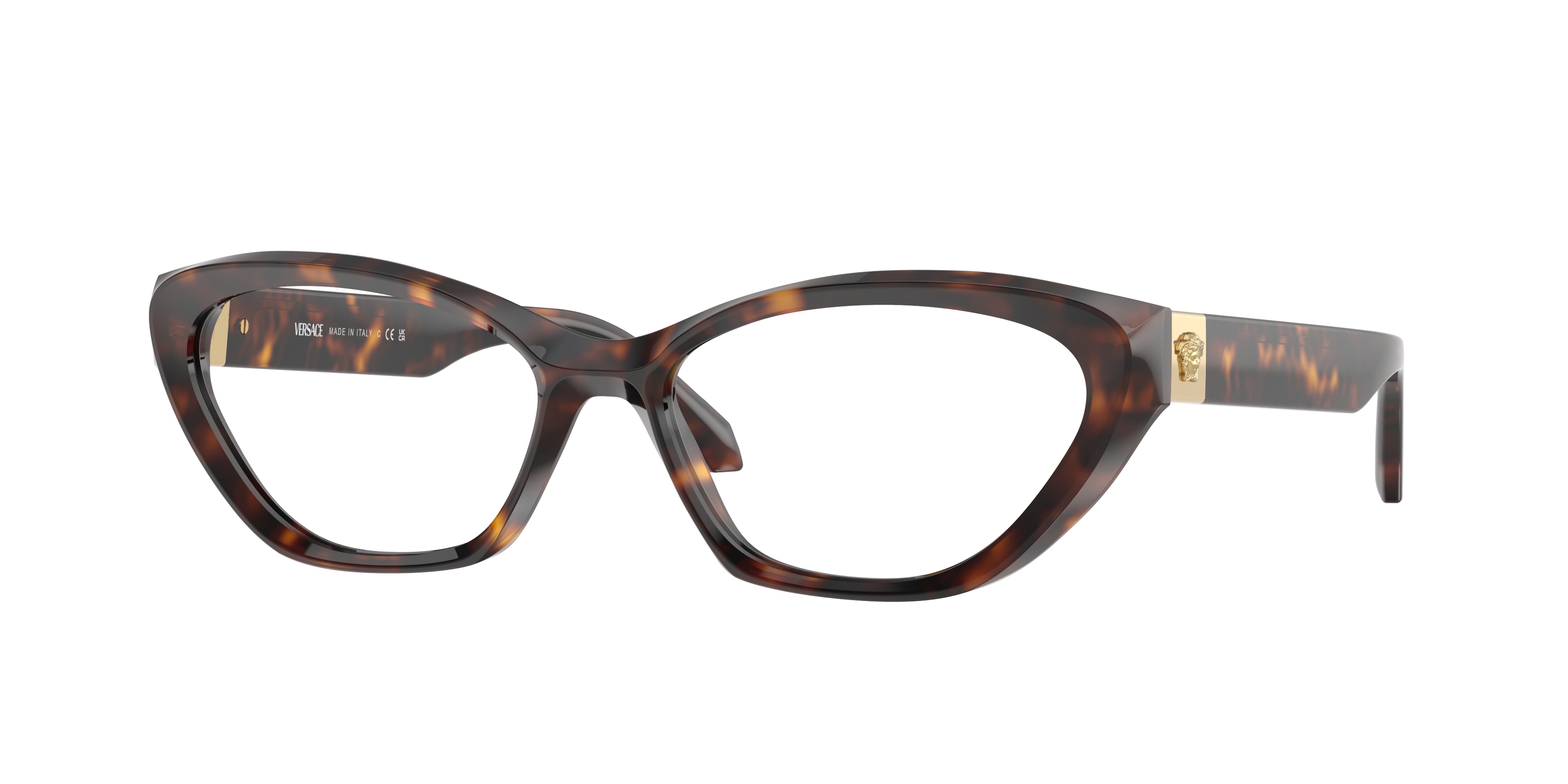 Versace tortoise shell glasses discount
