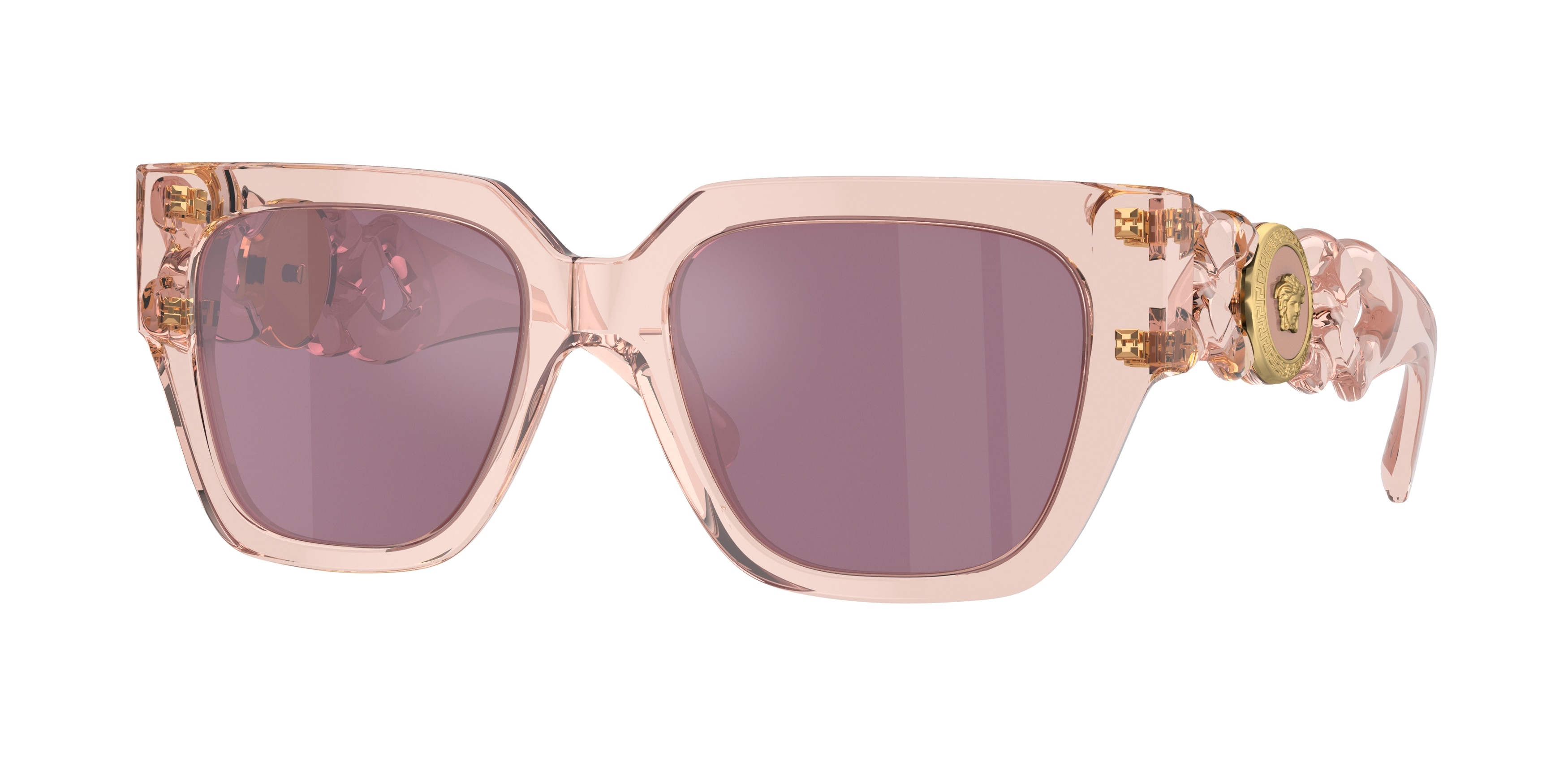 Versace pink mirror sunglasses best sale