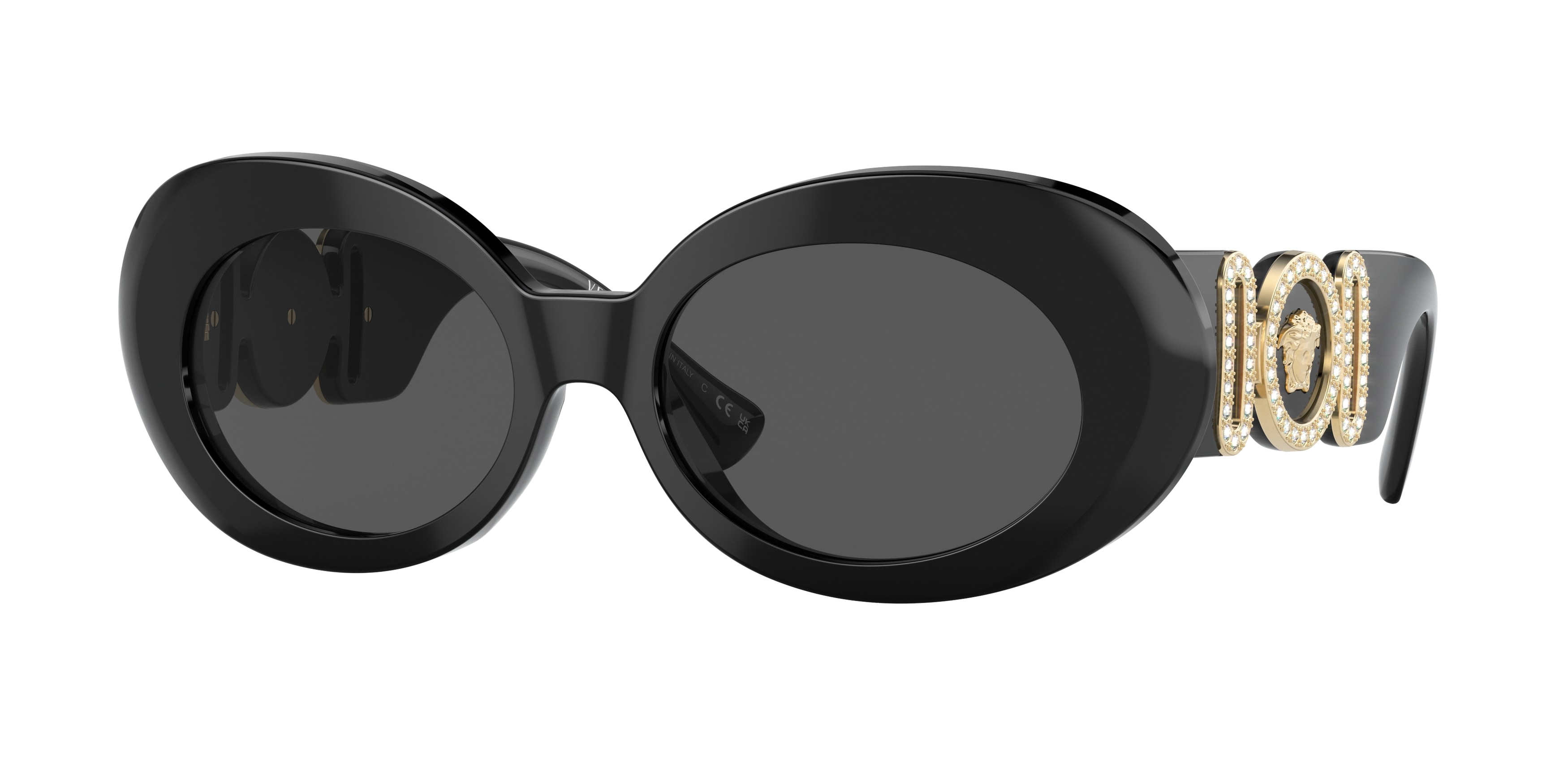Versace discount circle sunglasses