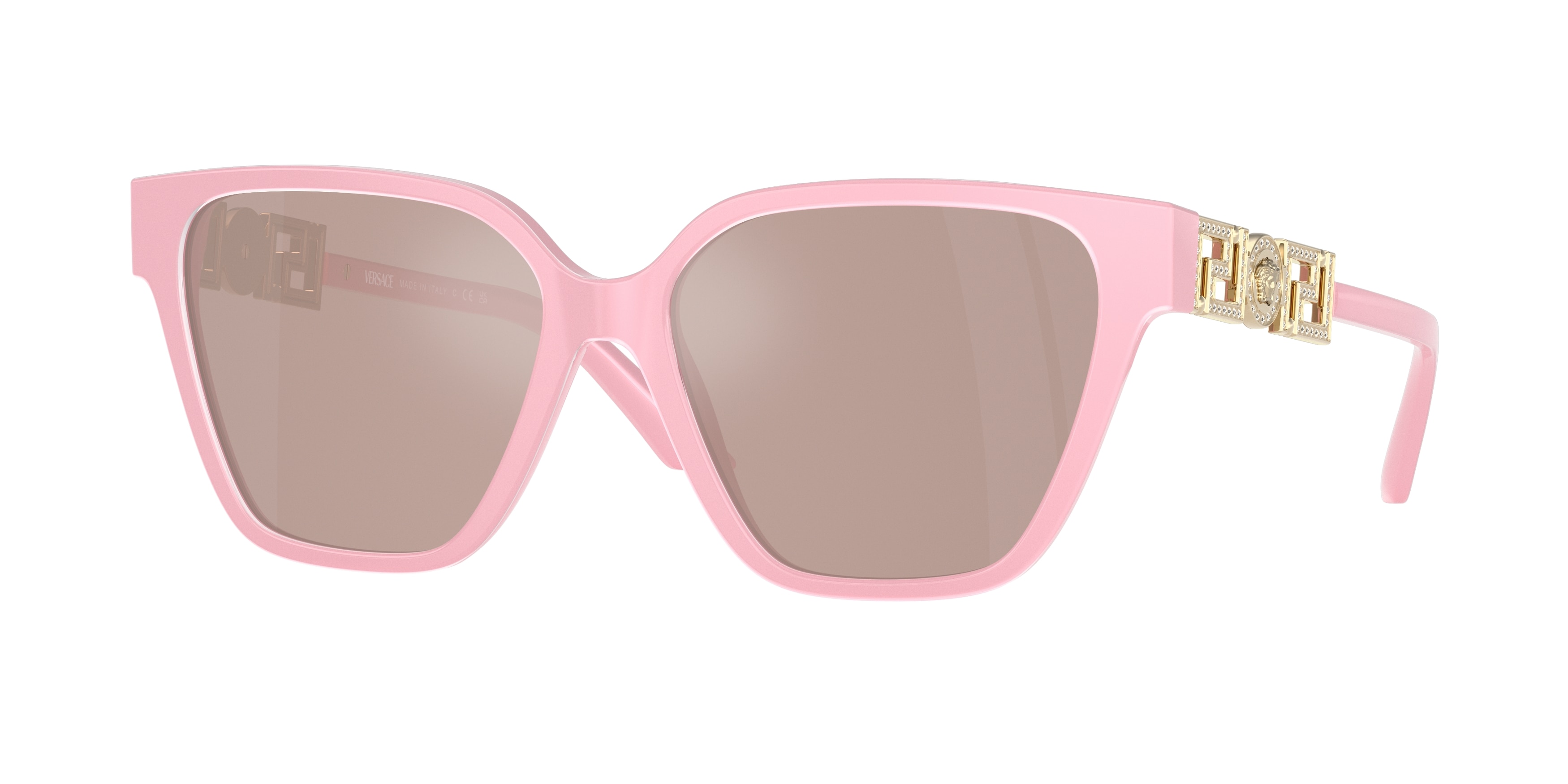 Versace pink mirror sunglasses new arrivals