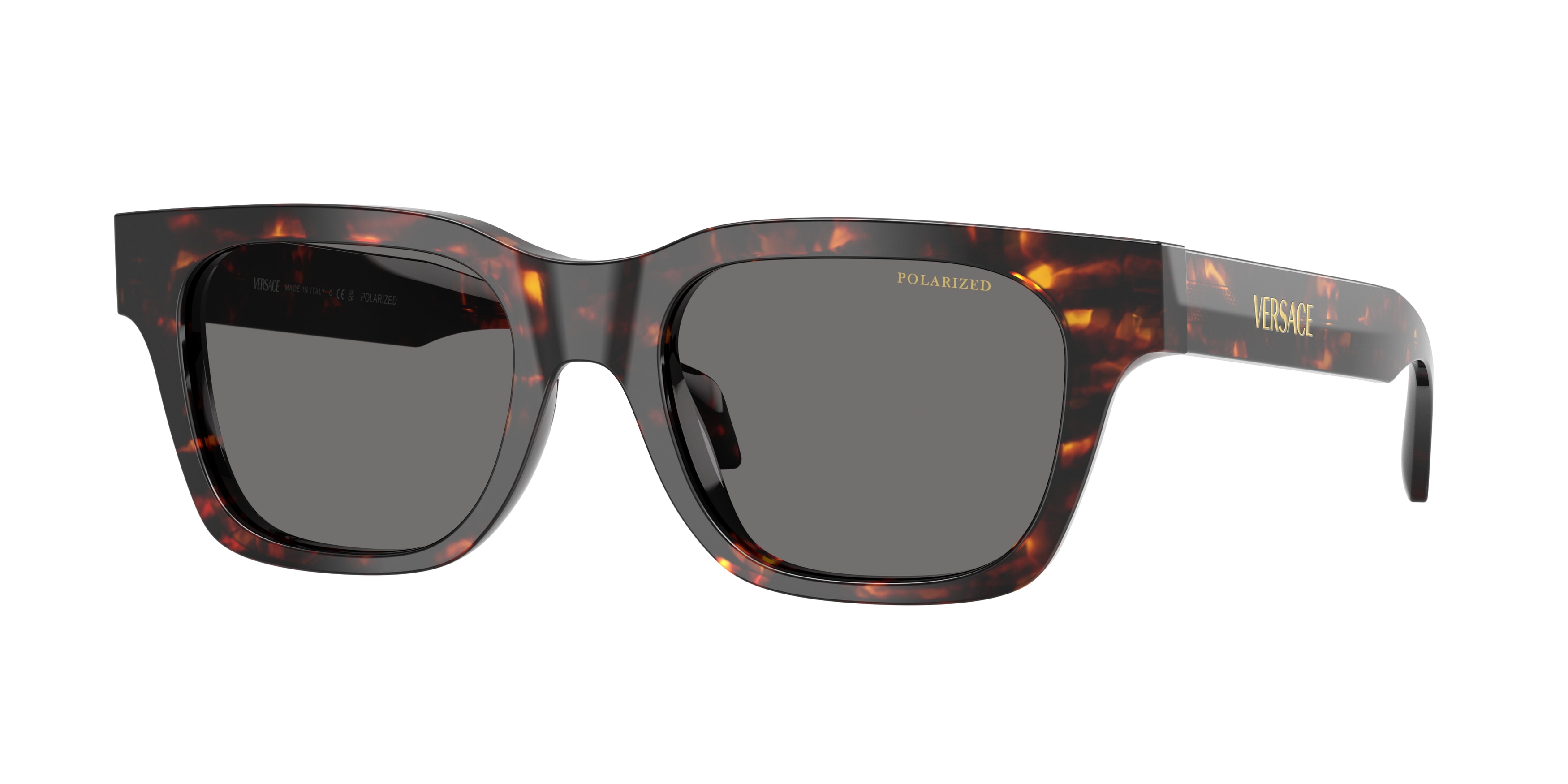Versace VE4486 550981 Havana Polarized (Dark Grey Polar)