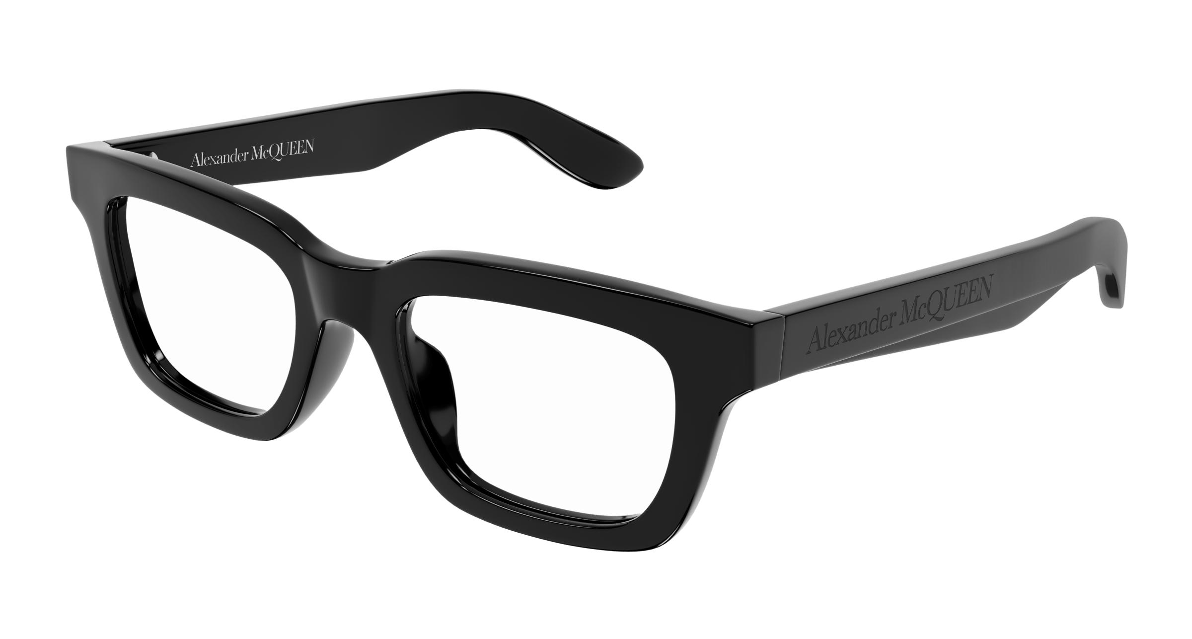 Buy Alexander McQueen Am0392o 001 Black 001 prescription Glasses