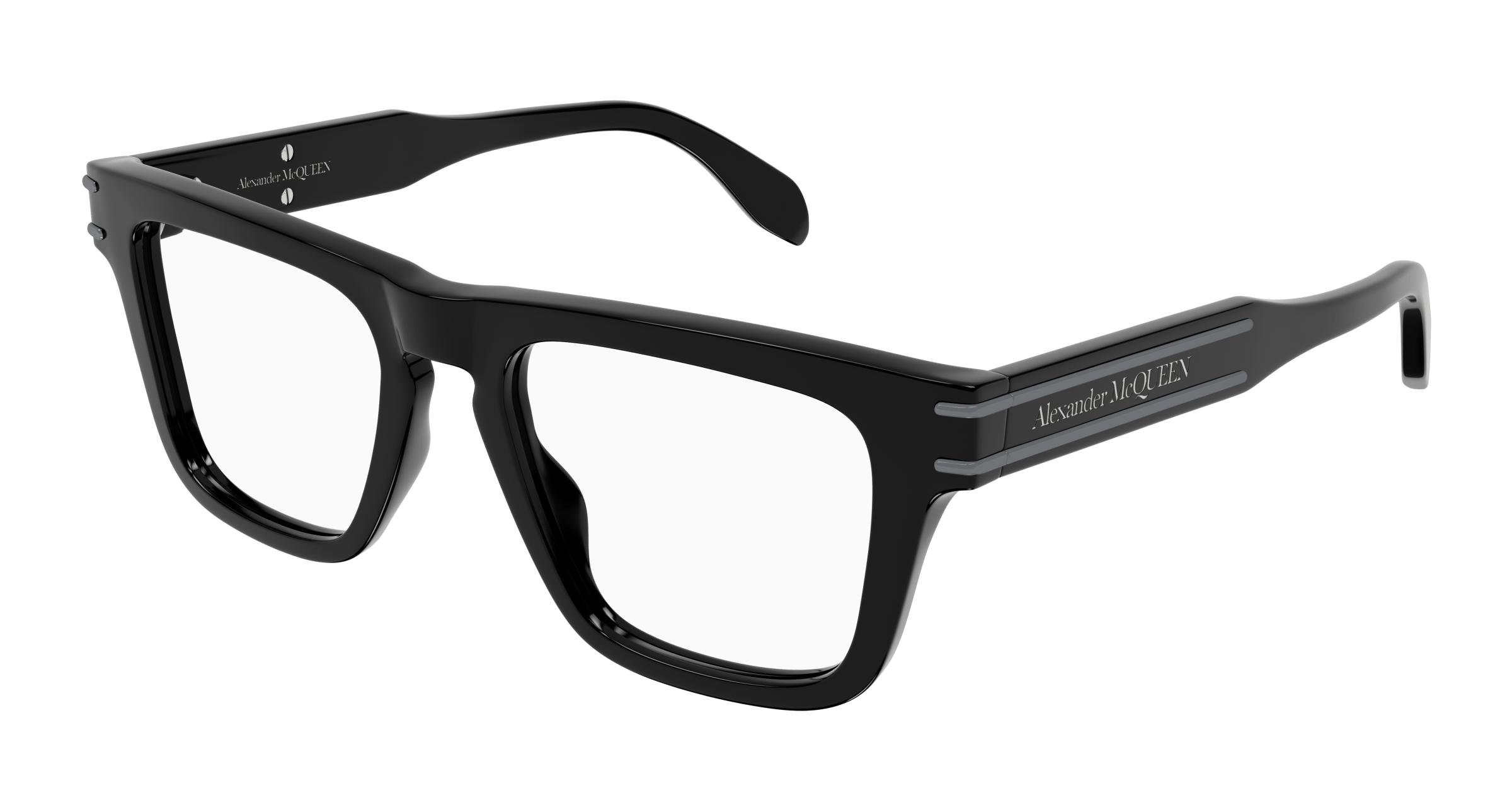 Buy Alexander McQueen Am0400o 001 Black 001 prescription Glasses