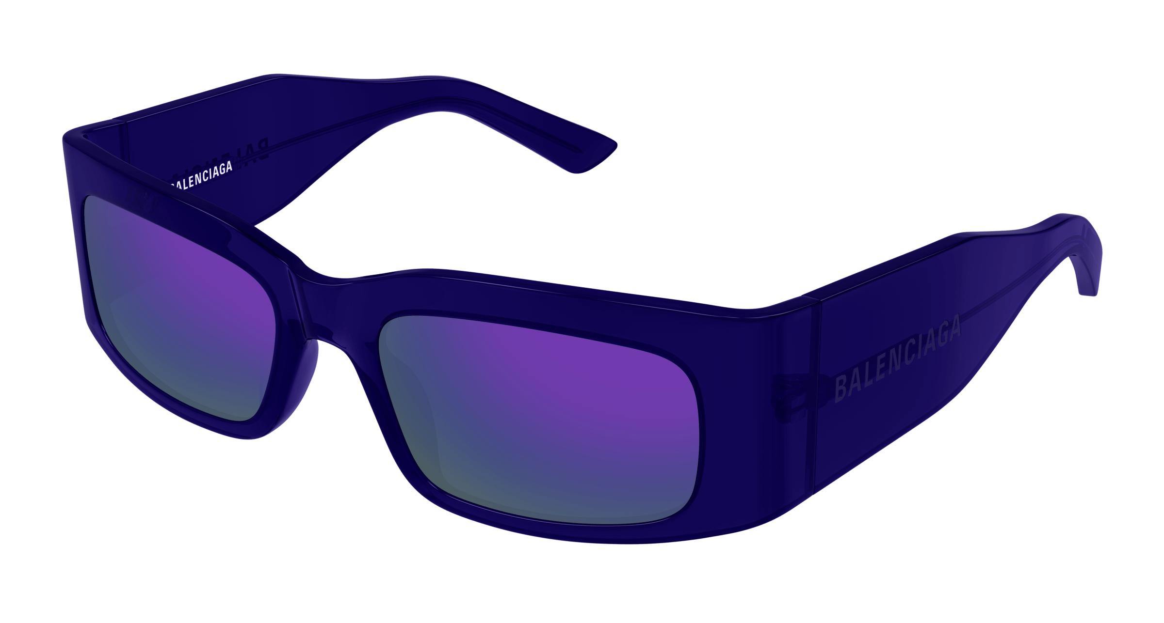 Balenciaga purple sunglasses shop