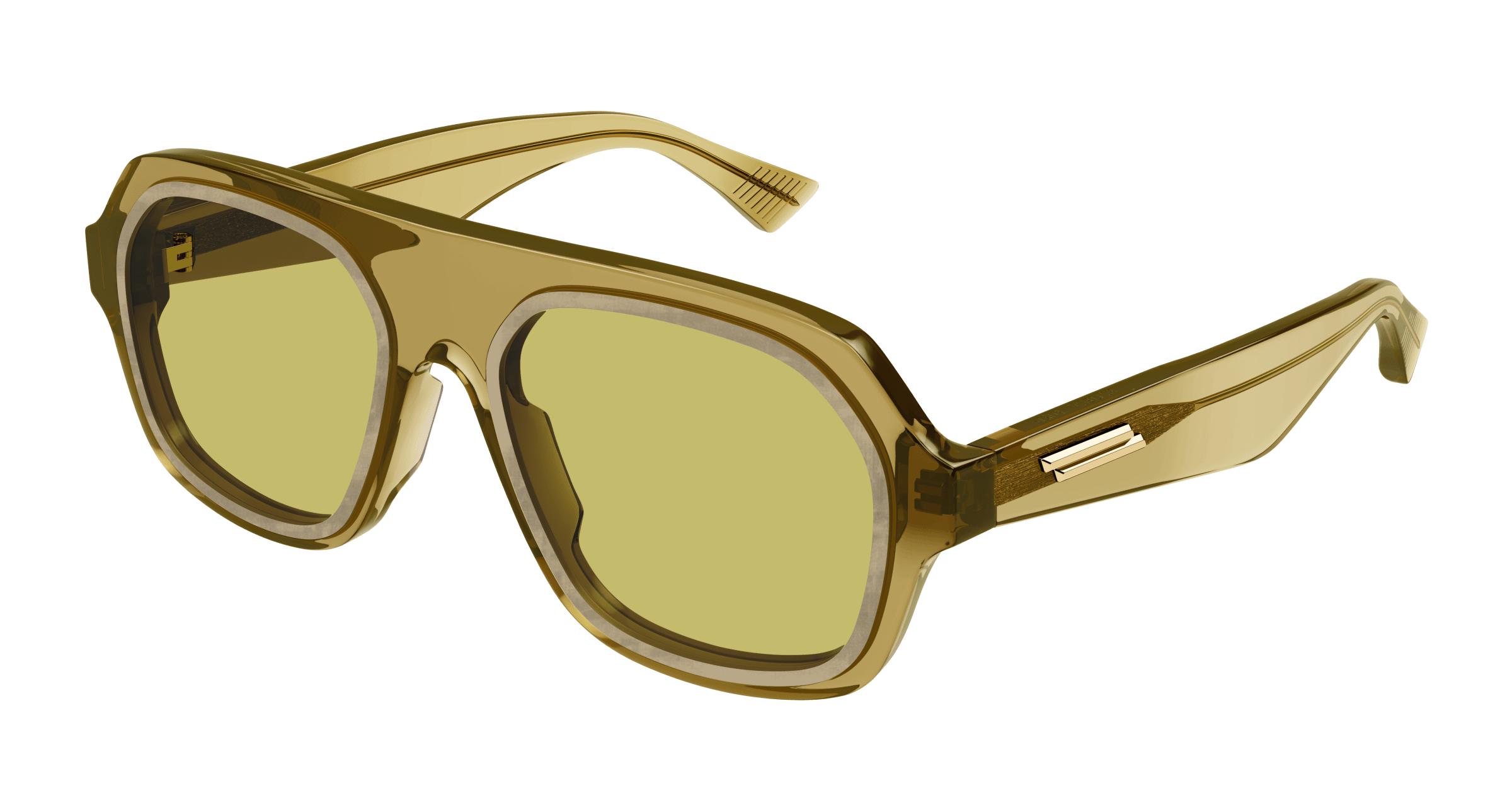 Bottega Veneta Eyewear Bolt rectangle-frame Sunglasses - Farfetch