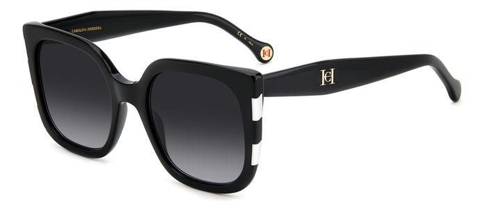 Buy Carolina Herrera Her 0128/s 9o 80s Black/white prescription Sunglasses